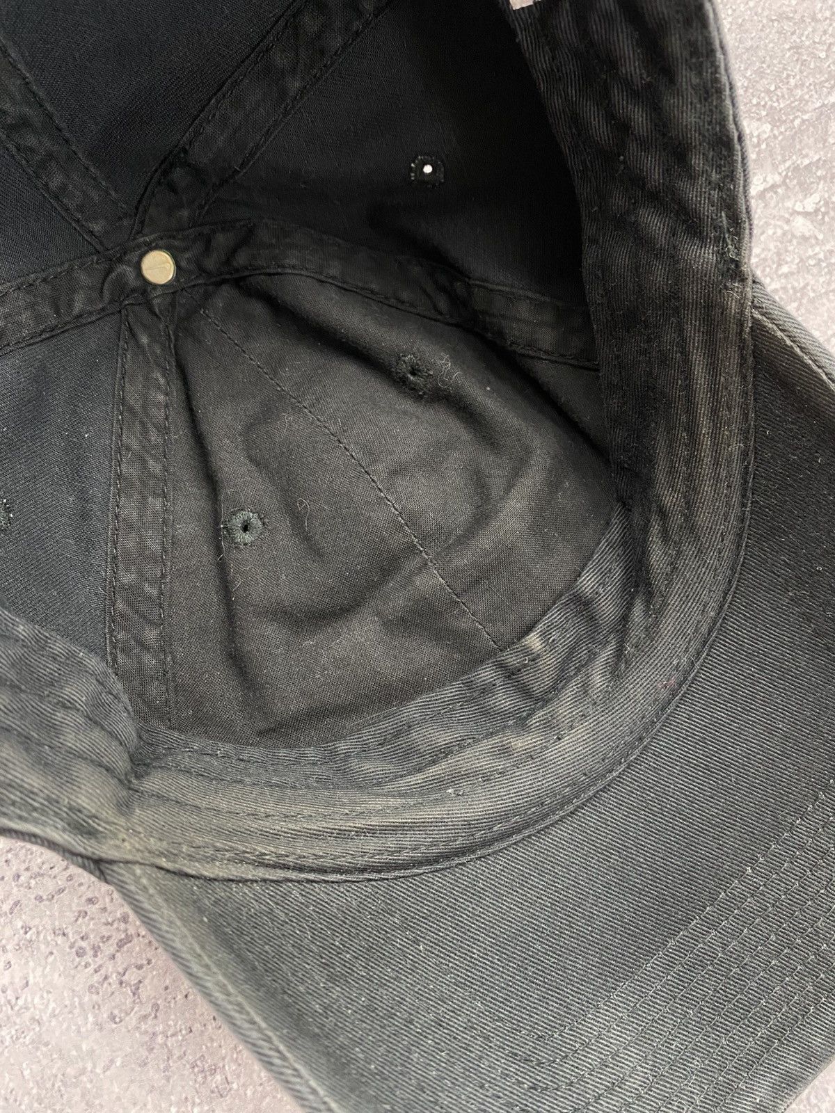Nike Vintage Nike Team Reds Cap Rare Black Y2K 90s Swoosh Hat MLB Size ONE SIZE - 14 Thumbnail