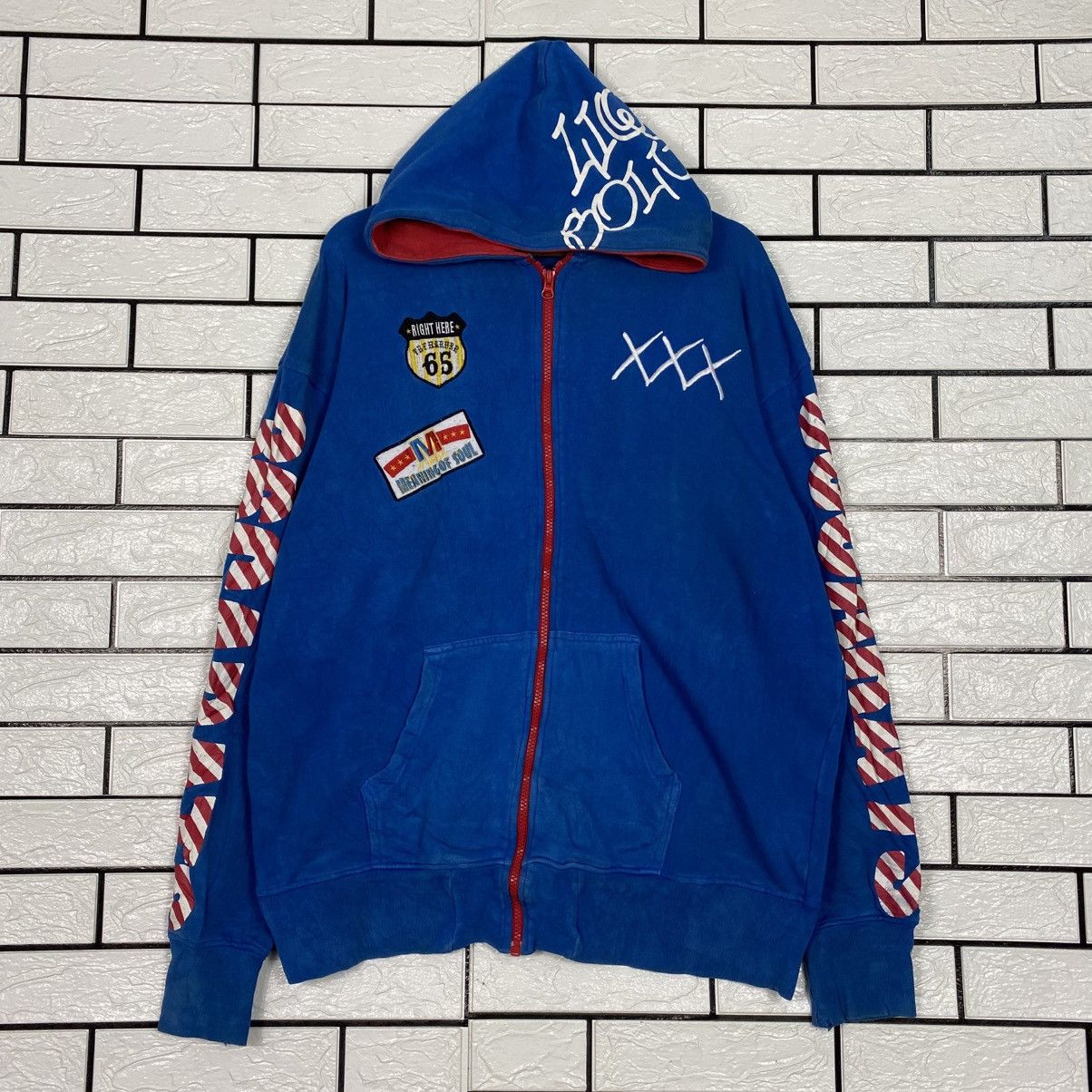 Defective Struct 📌Vintage Zipper Hoodie Defectibe Struct Punk Design Size US L / EU 52-54 / 3 - 2 Thumbnail