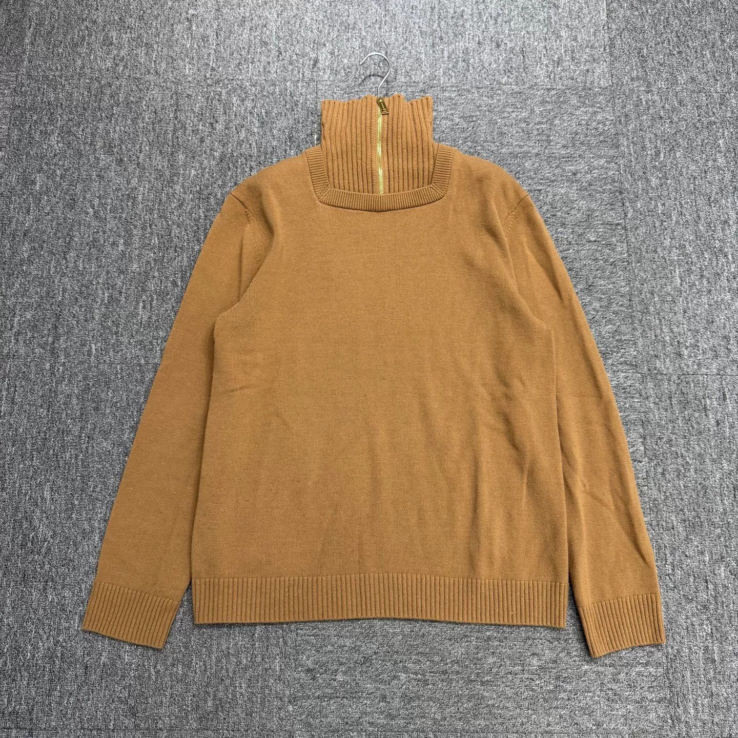 Burberry burberry turtleneck wool sweater in mustard Size US L / EU 52-54 / 3 - 1 Thumbnail