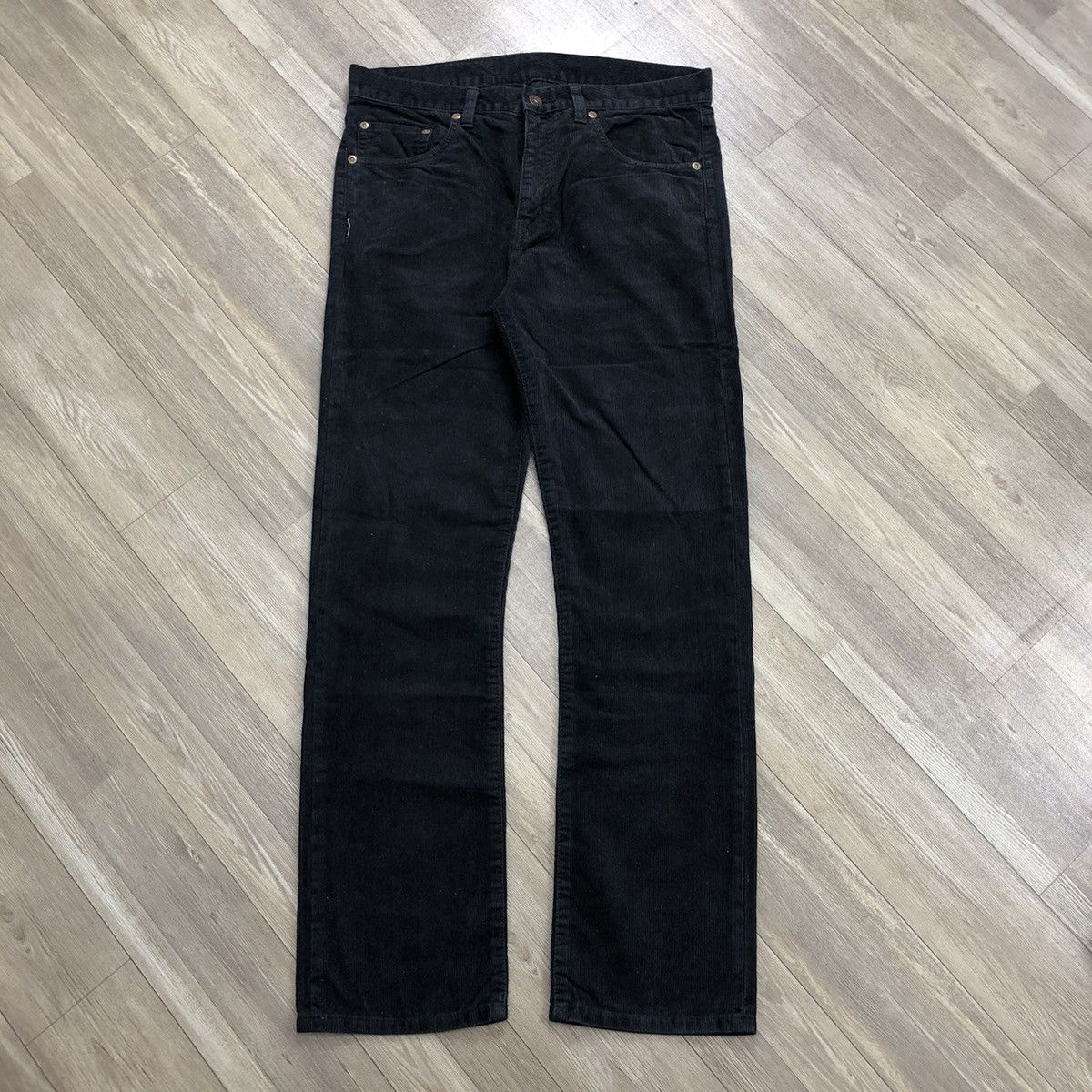 Japanese Brand × Neighborhood 2000s Neighborhood Black Corduroy Pants Size US 33 - 1 Thumbnail
