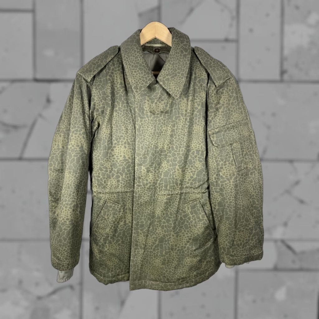 VTG Polish Military Puma Winter Camoflage Jacket REMOVABLE QUILT LINING Mens S Green Parka
