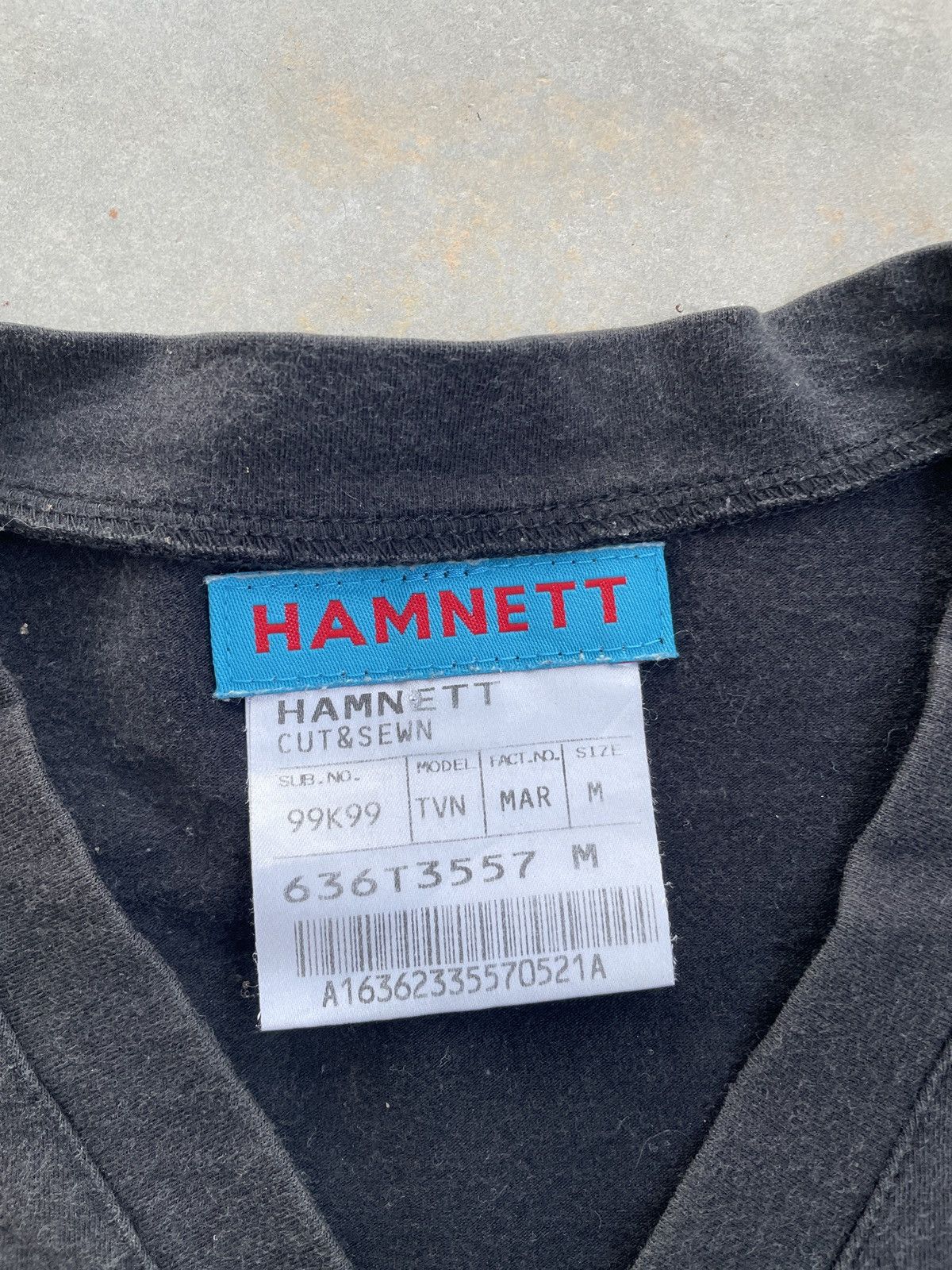 Katharine Hamnett London × Vintage KATHARINE HAMNETT CUT&SEWN TEE Size M / US 6-8 / IT 42-44 - 3 Thumbnail