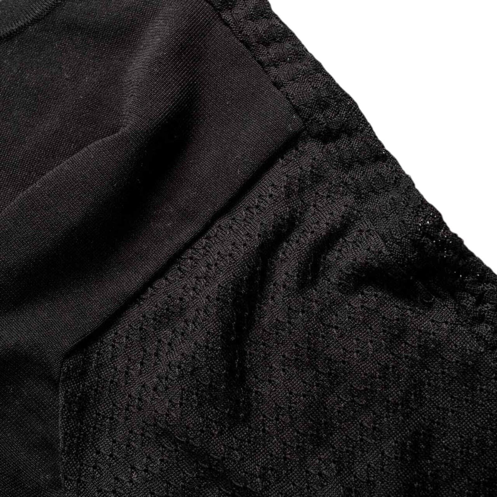 Knitted T-Shirt in Black size Large NWT $438