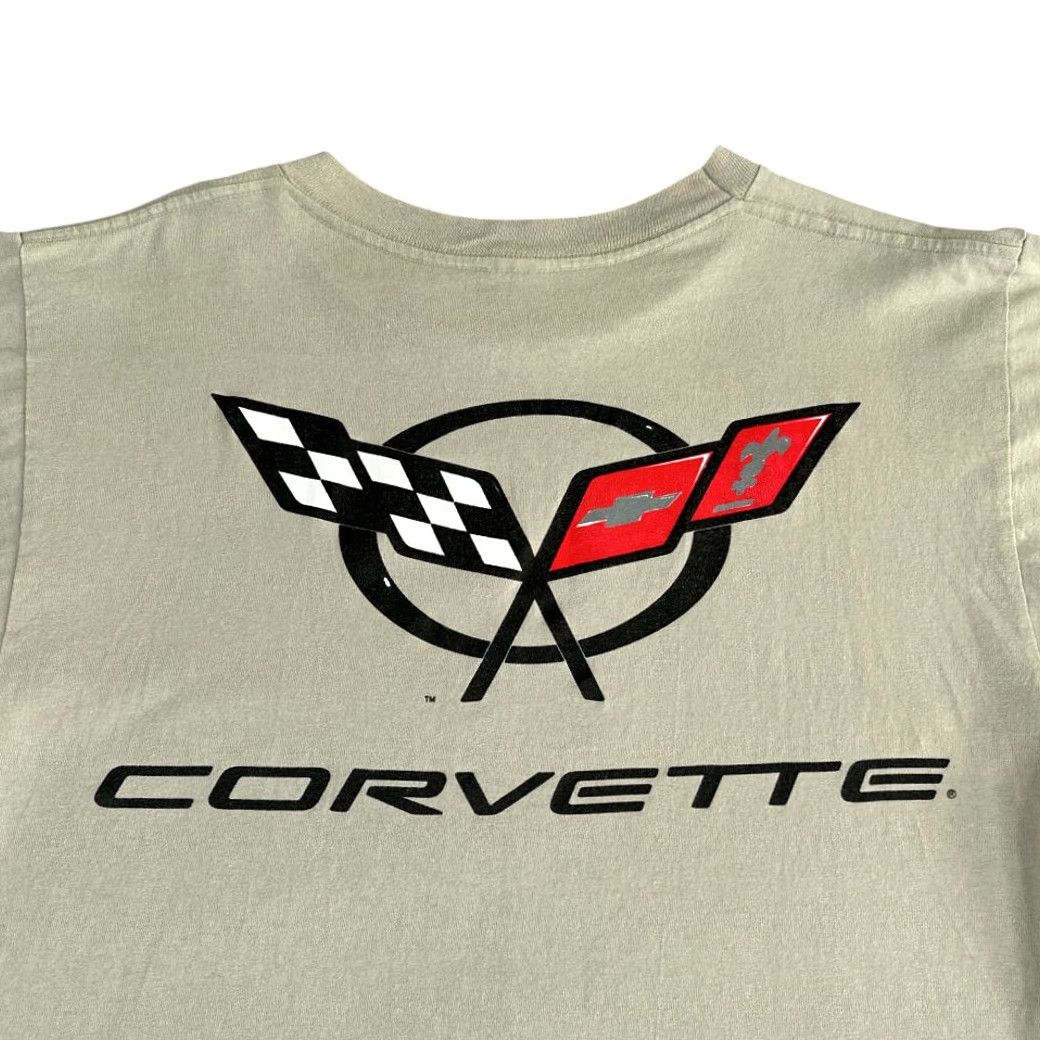 Logo 7 VINTAGE Corvette Shirt Adult MEDIUM Brown Graphic Logo 90s Car Mens Size US M / EU 48-50 / 2 - 4 Thumbnail