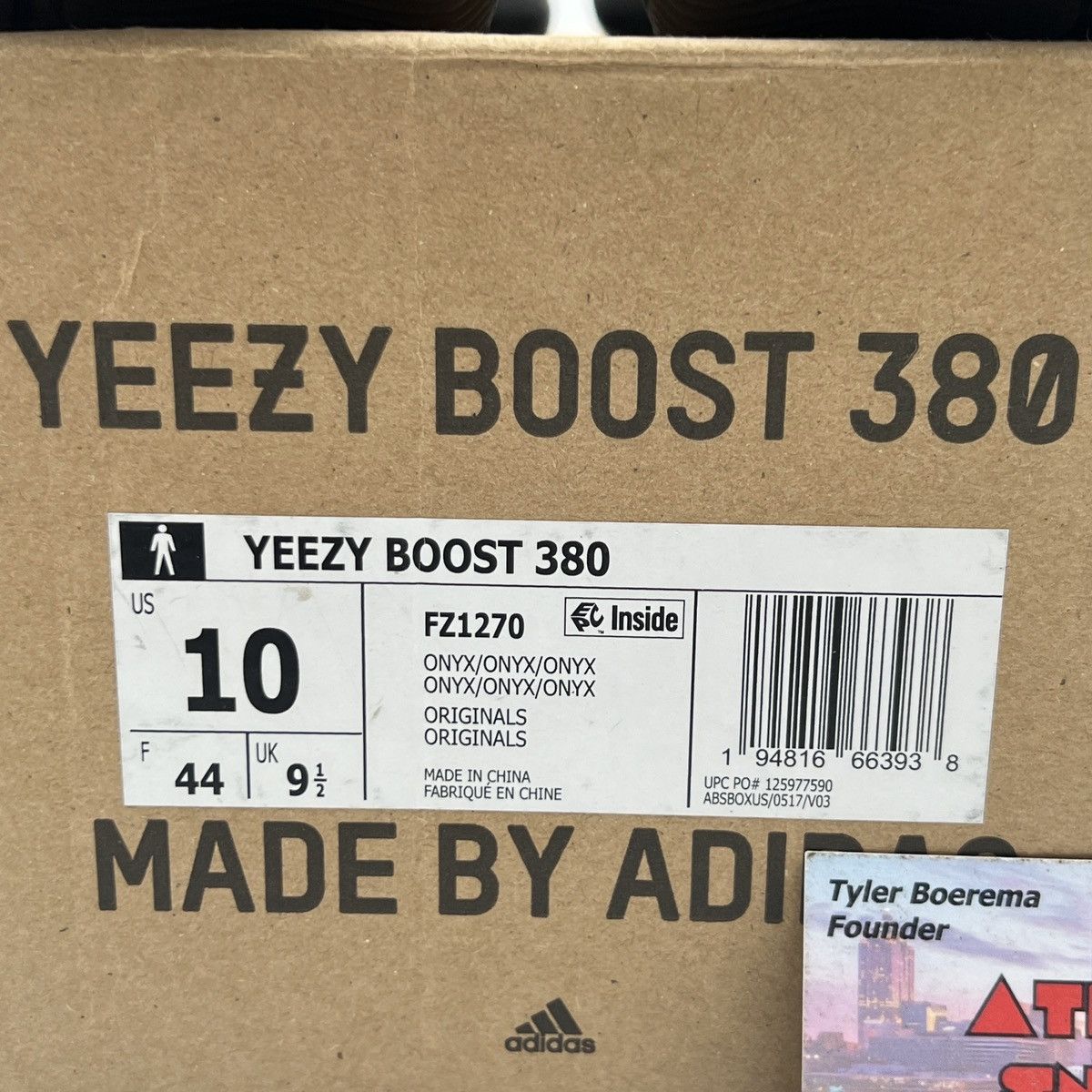 Adidas Yeezy boost 380 onyx non reflective Size US 10 / EU 43 - 6 Thumbnail