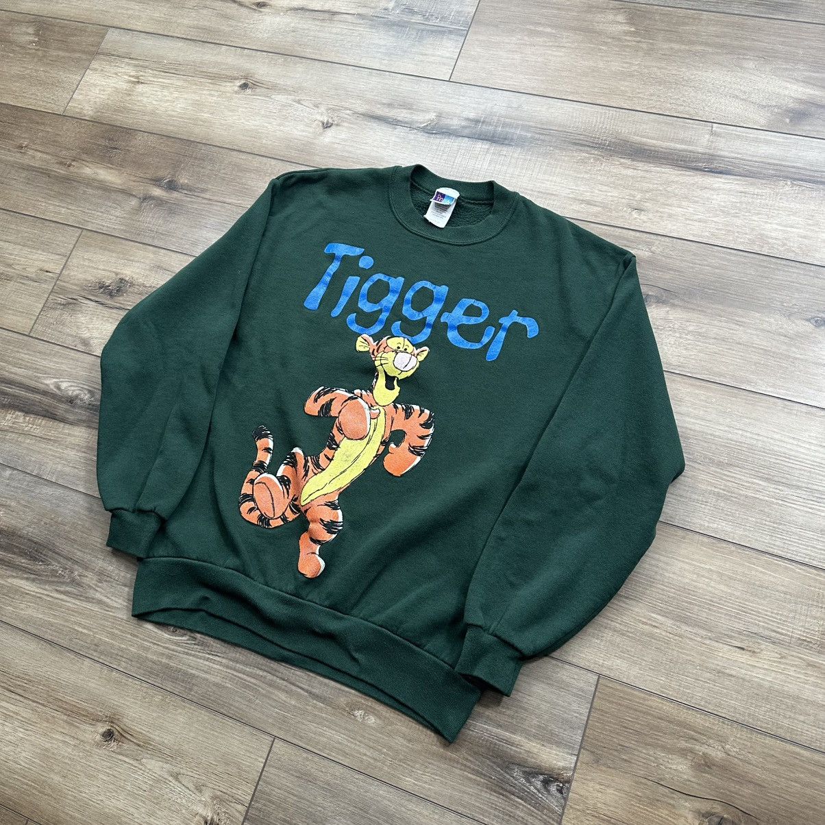 Disney Vintage 90s Disney Tigger Made in USA Graphic Crewneck Size US L / EU 52-54 / 3 - 3 Thumbnail