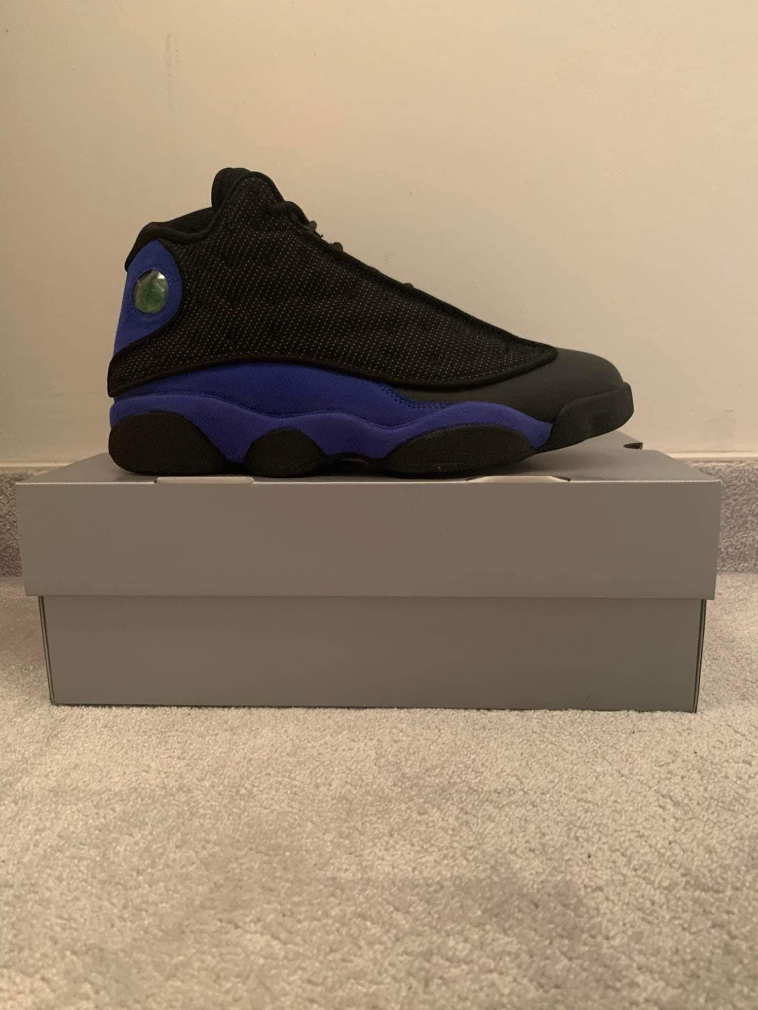 Nike Nike Air Jordan 13 Hyper Royal (Black) Size US 9 / EU 42 - 4 Thumbnail