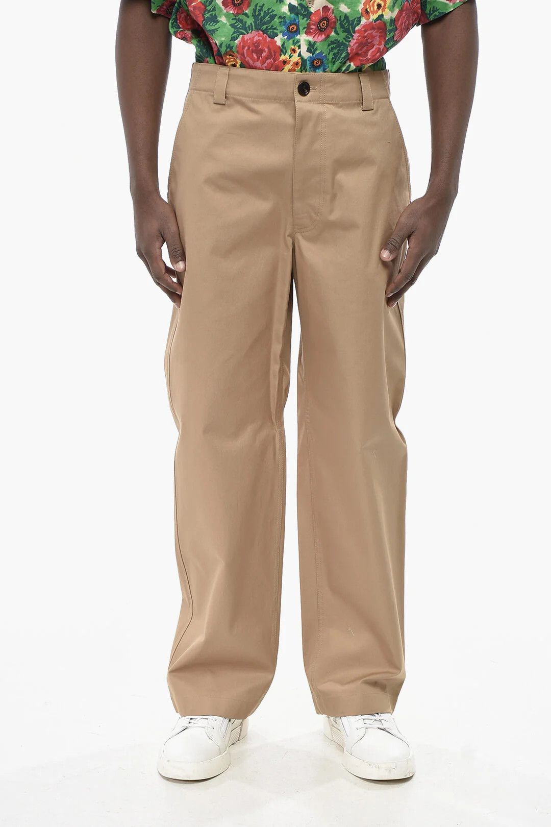Gucci og1mm0426 Cotton Pant in Beige Size US 32 / EU 48 - 1 Thumbnail
