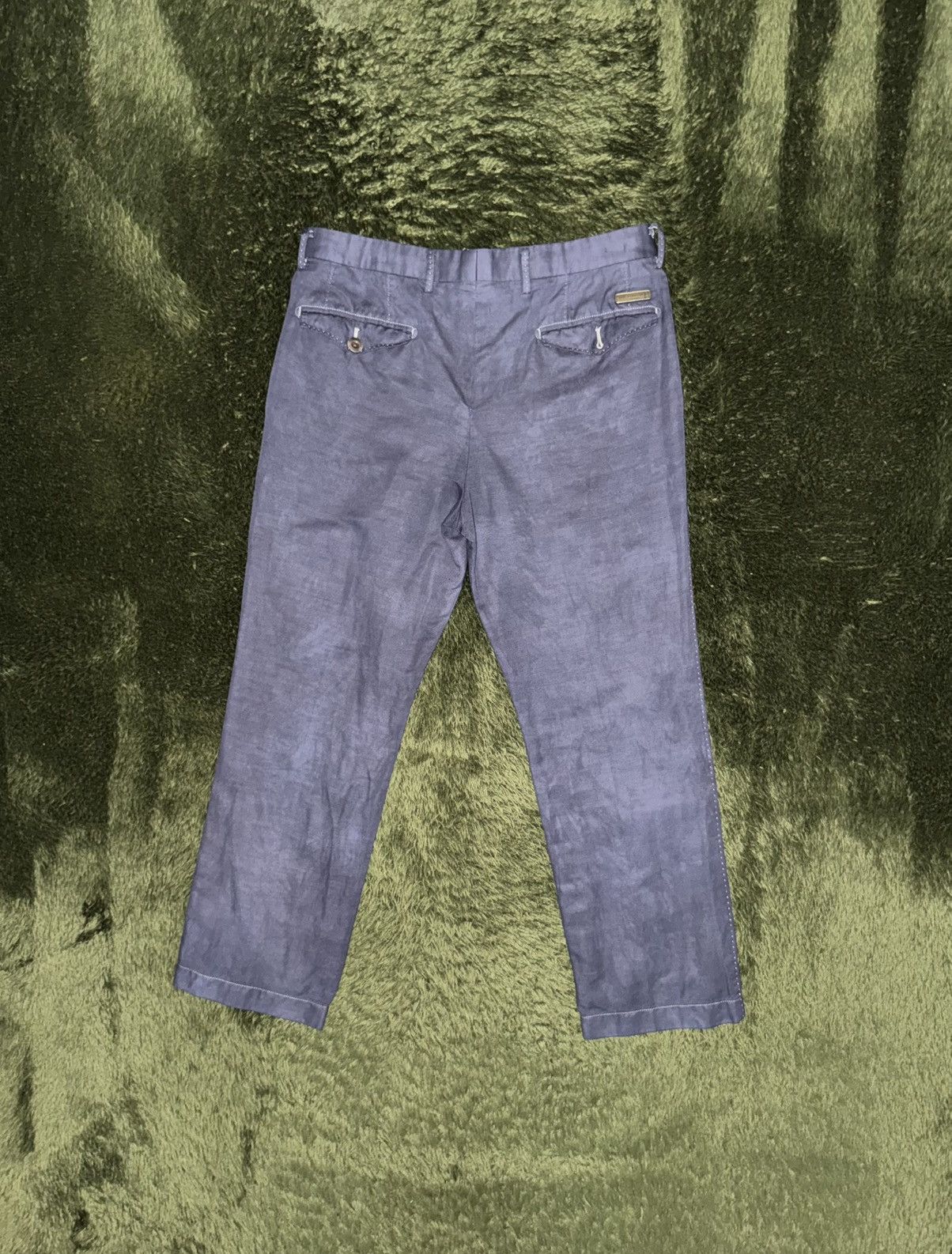 Mackintosh [M] Mackintosh Hand-Dyed Cropped Cotton Trousers Size US 30 / EU 46 - 7 Thumbnail