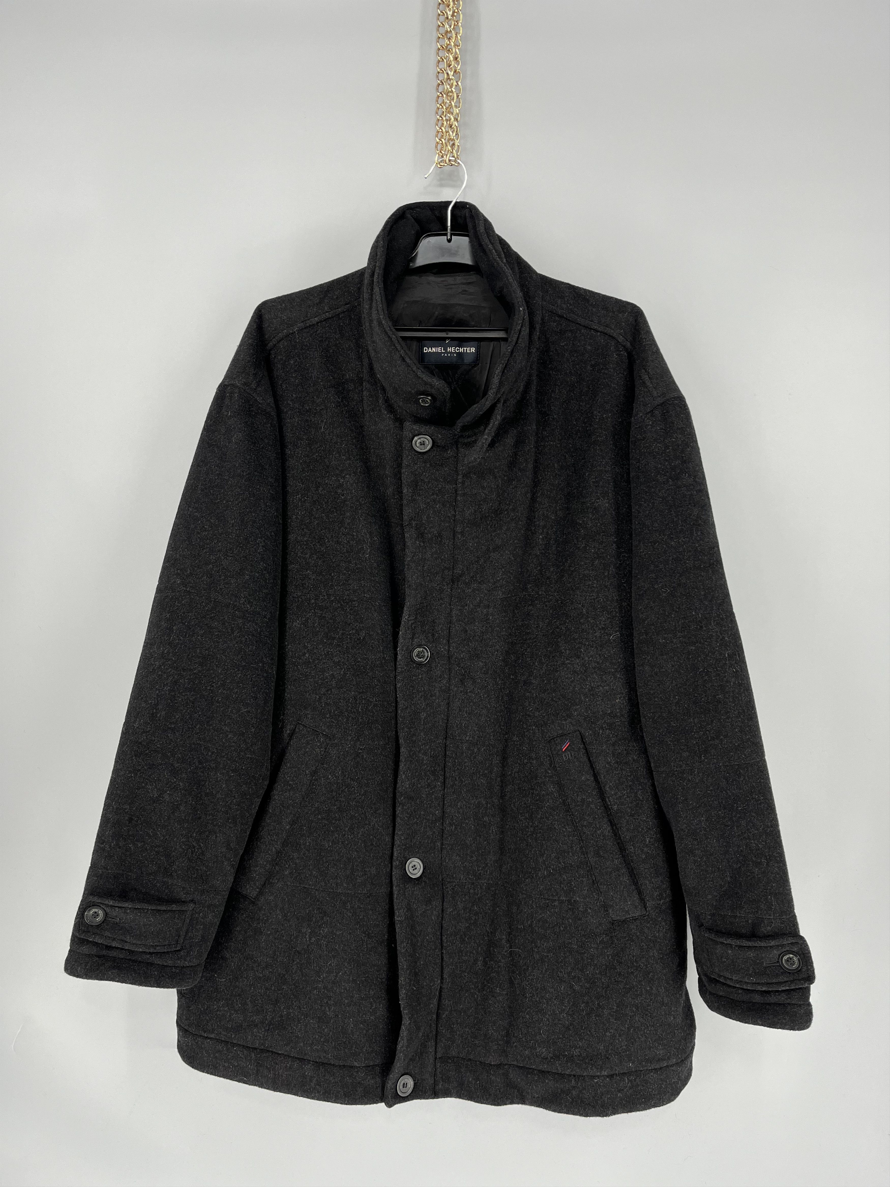 Daniel Hechter Daniel Hechter Mens 48 XL Zip Up Jacket Cashmere Coat Jacket Size US XL / EU 56 / 4 - 1 Thumbnail