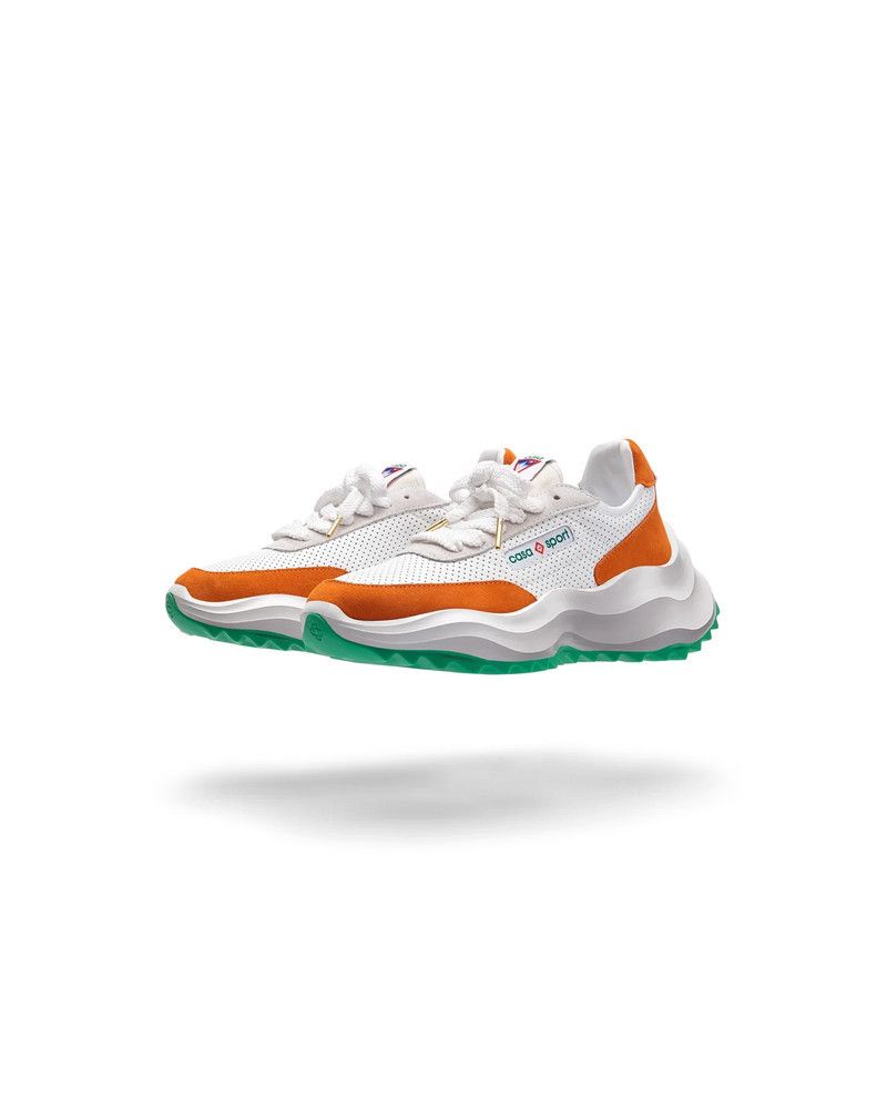 Casablanca o1mle0326 Atlantis Sneaker in White/Orange Size US 14 / EU 47 - 5 Thumbnail