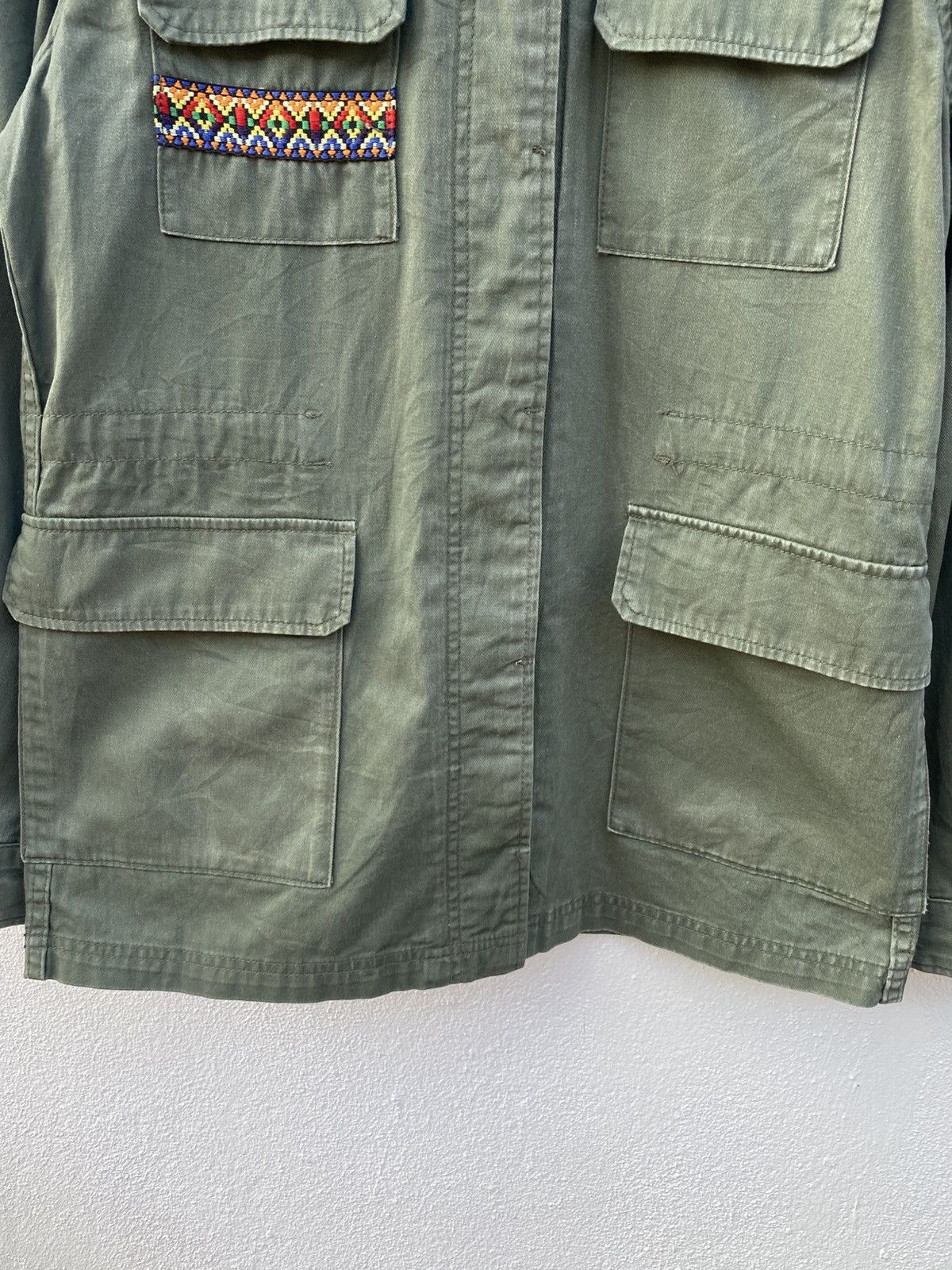 Other Back number army / military embroidery uniform jacket Size US L / EU 52-54 / 3 - 10 Thumbnail