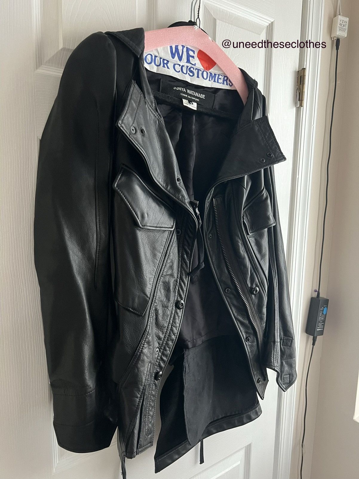 Junya Watanabe Junya Watanabe COMME des GRAÇONS Leather Jacket Size S / US 4 / IT 40 - 5 Thumbnail