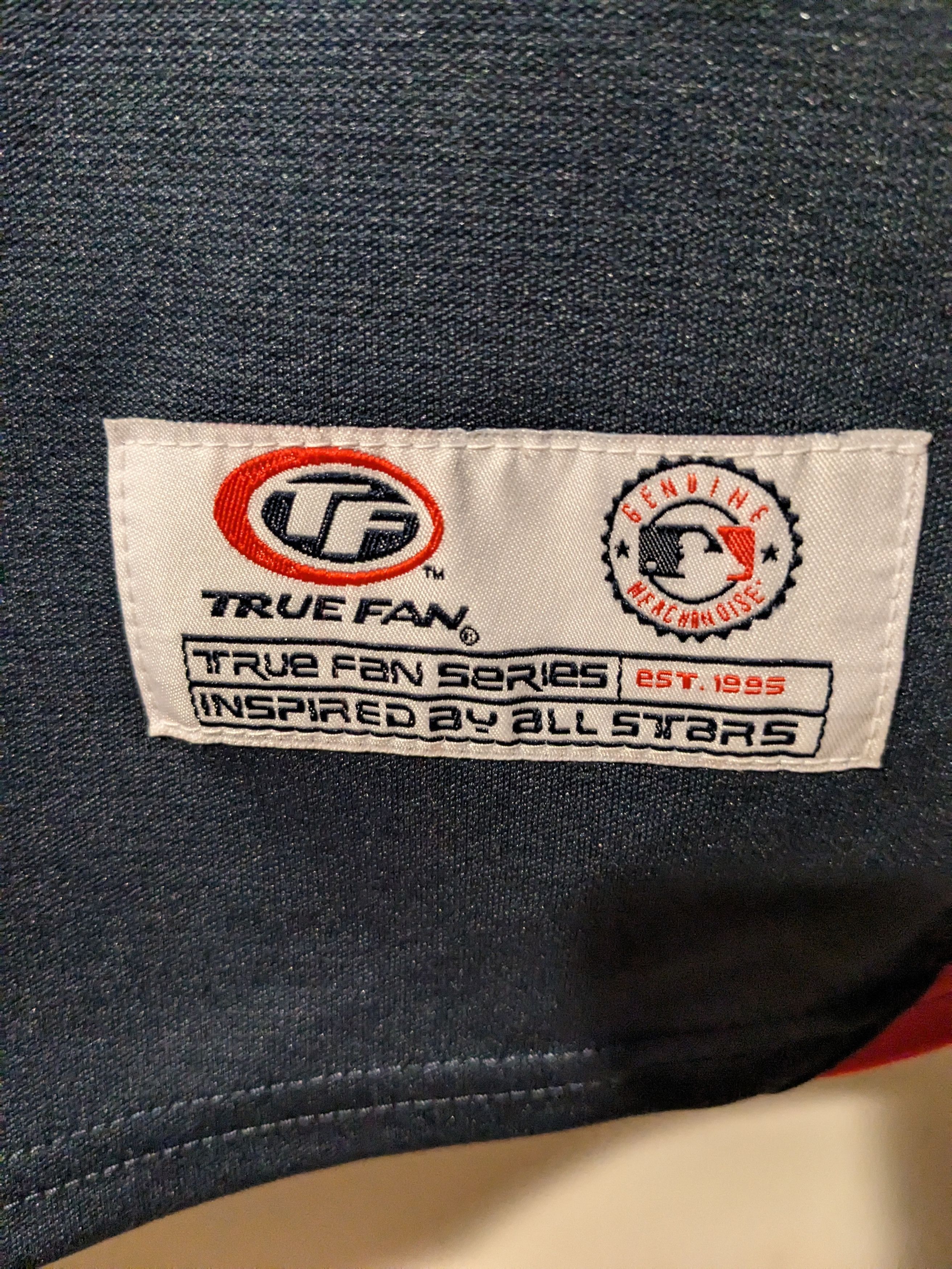 MLB × Vintage Boston Red Sox MLB Baseball Tru Fan Blue Medium Jersey Size US M / EU 48-50 / 2 - 3 Thumbnail