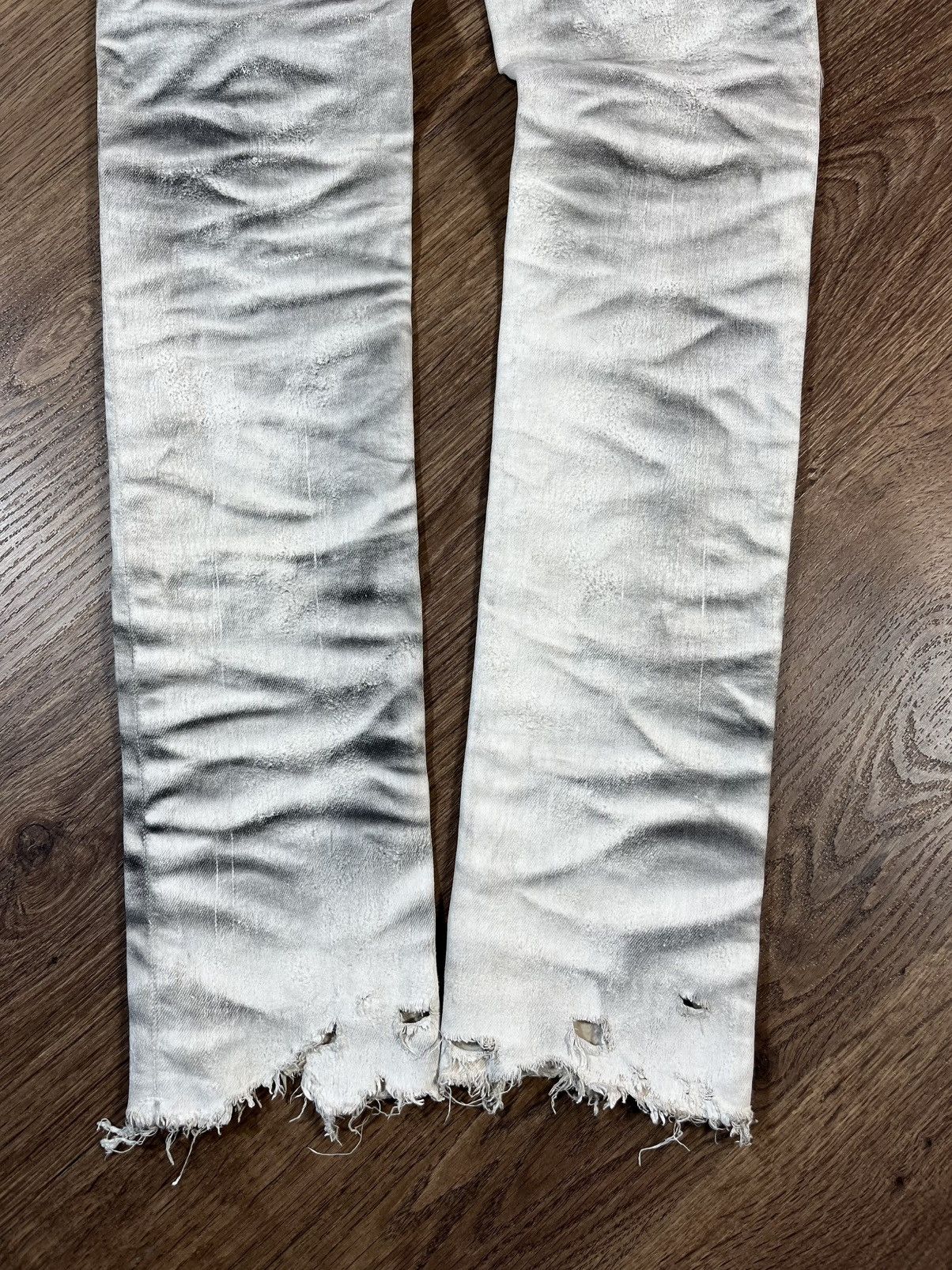 Fagassent Toshiki Aoki 💎FAGASSENT DISTRESSED PANTS Size 27" / US 4 / IT 40 - 9 Thumbnail