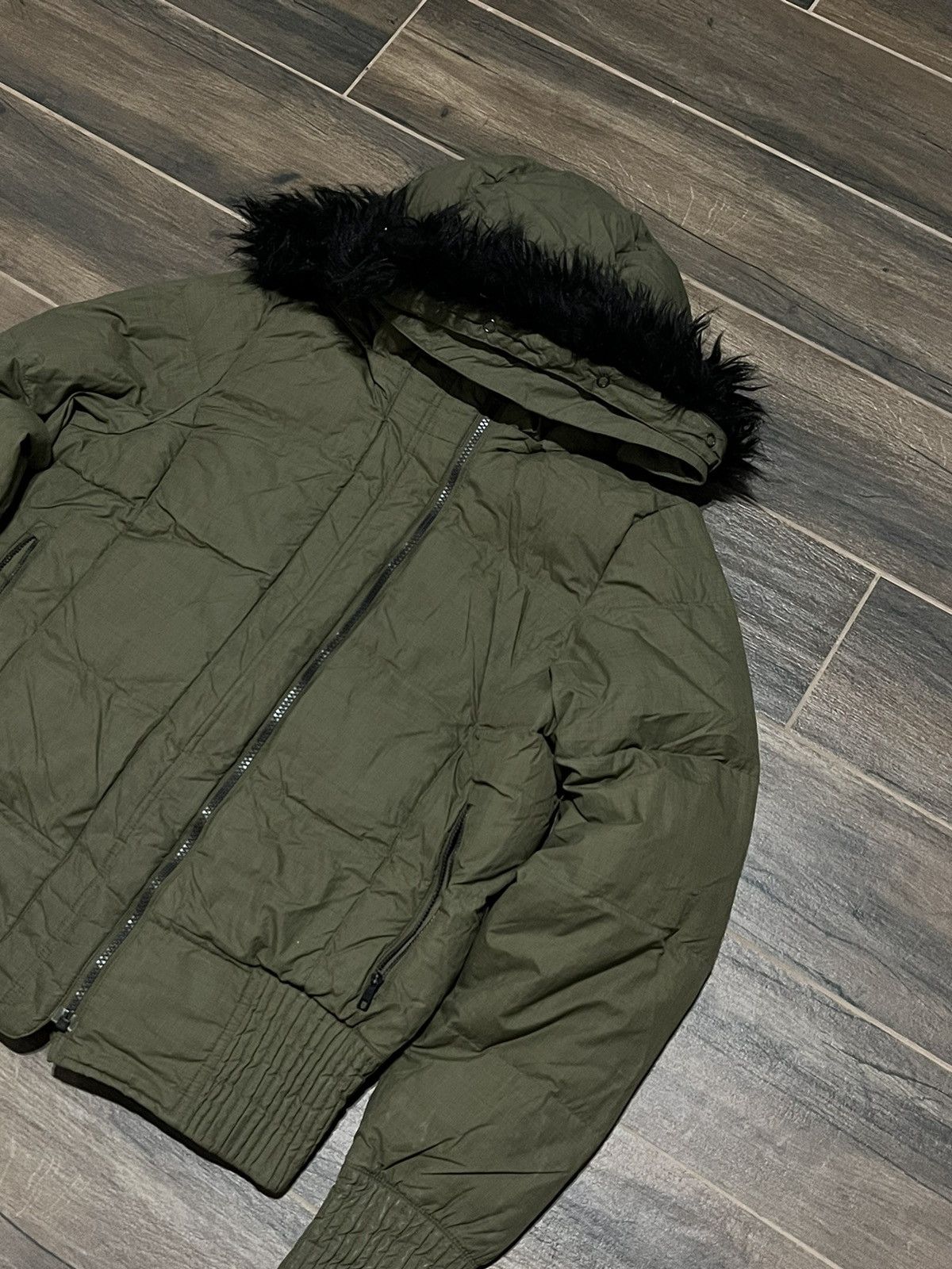 Nike × Vintage VINTAGE NIKE PUFFER DOWN SNOW JACKET FUR Size L / US 10 / IT 46 - 2 Thumbnail
