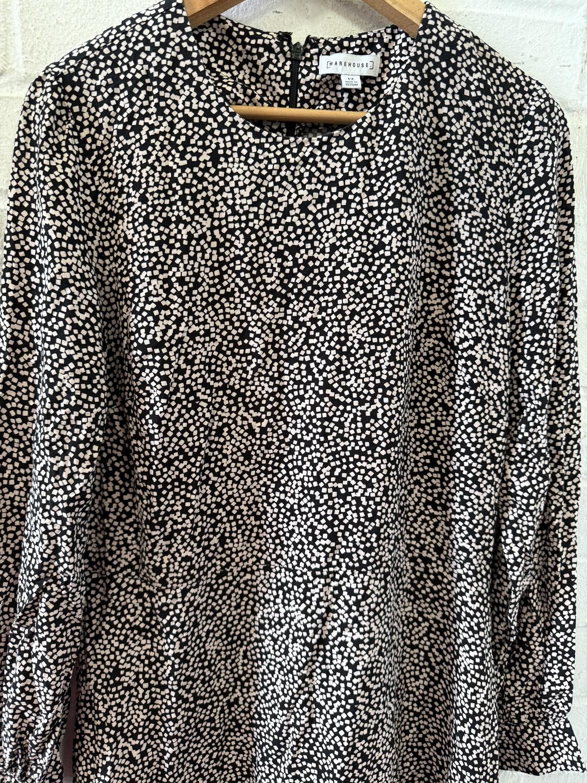 Designer Chic Floral Print Dress Size M / US 6-8 / IT 42-44 - 3 Thumbnail