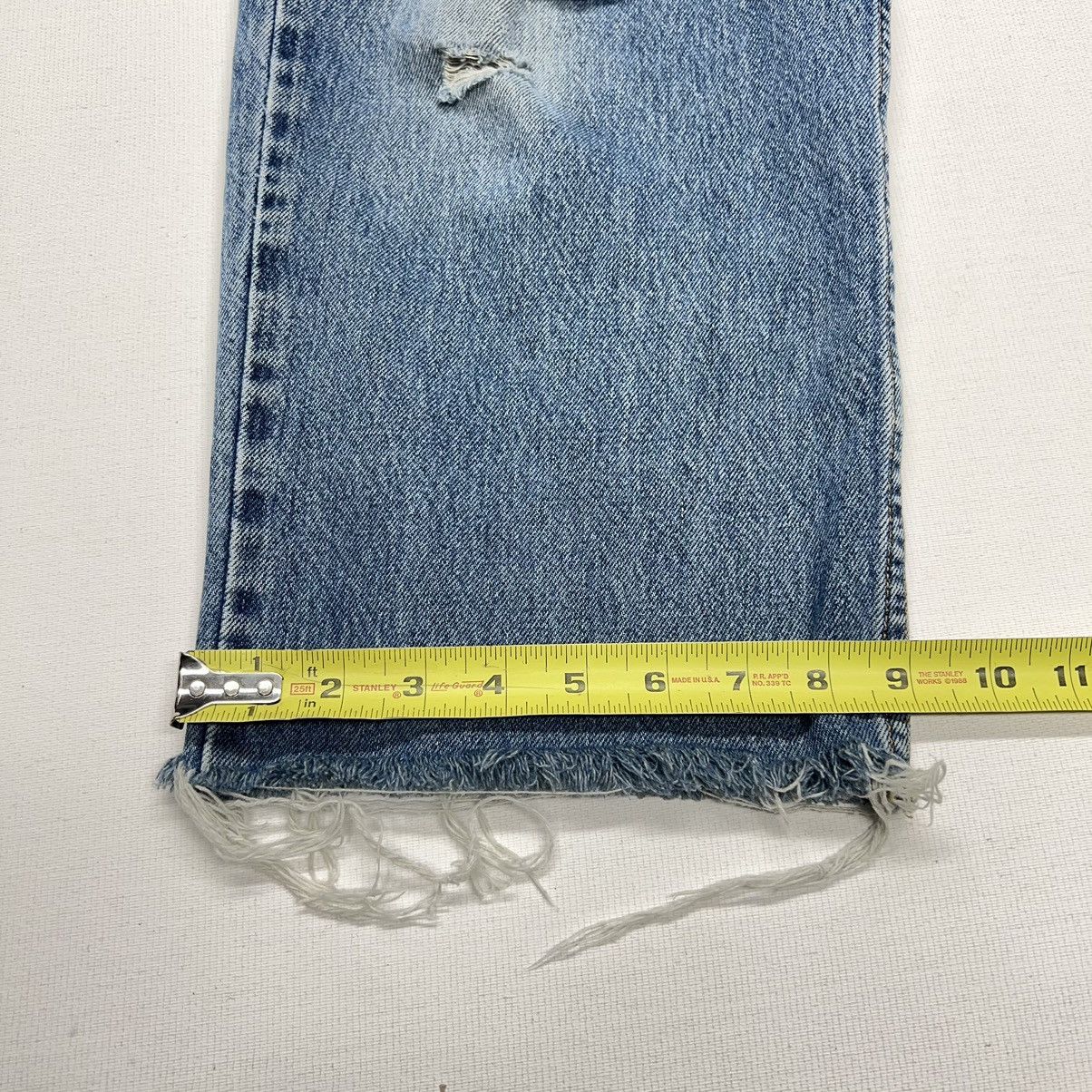 Levi's × Vintage VTG Levis 550 Jeans Blue Cropped Relaxed Fit Denim Baggy Size US 38 / EU 54 - 20 Thumbnail