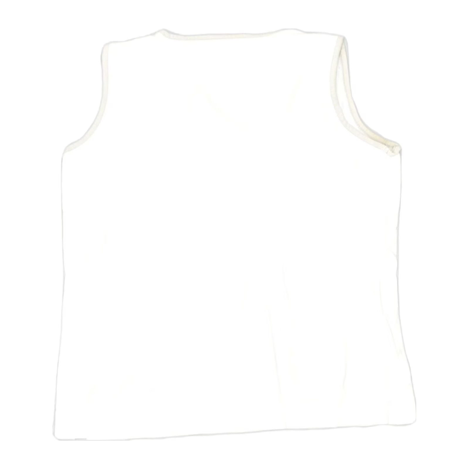 Champion VINTAGE CHAMPION Womens Vest Top UK 16 Large White Cotton NR11 Size L / US 10 / IT 46 - 2 Thumbnail