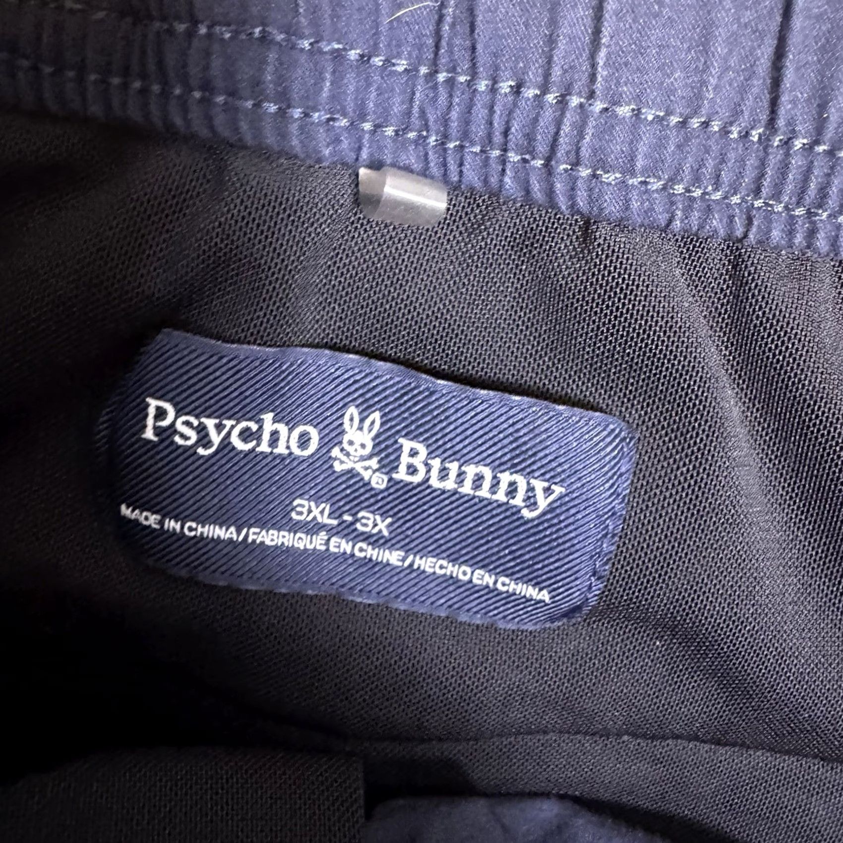 Psycho Bunny Psycho Bunny Shorts Mens 3XL XXXL Chino Board Lounge Drawstring Skull Logo Blue Size US 39 - 6 Thumbnail