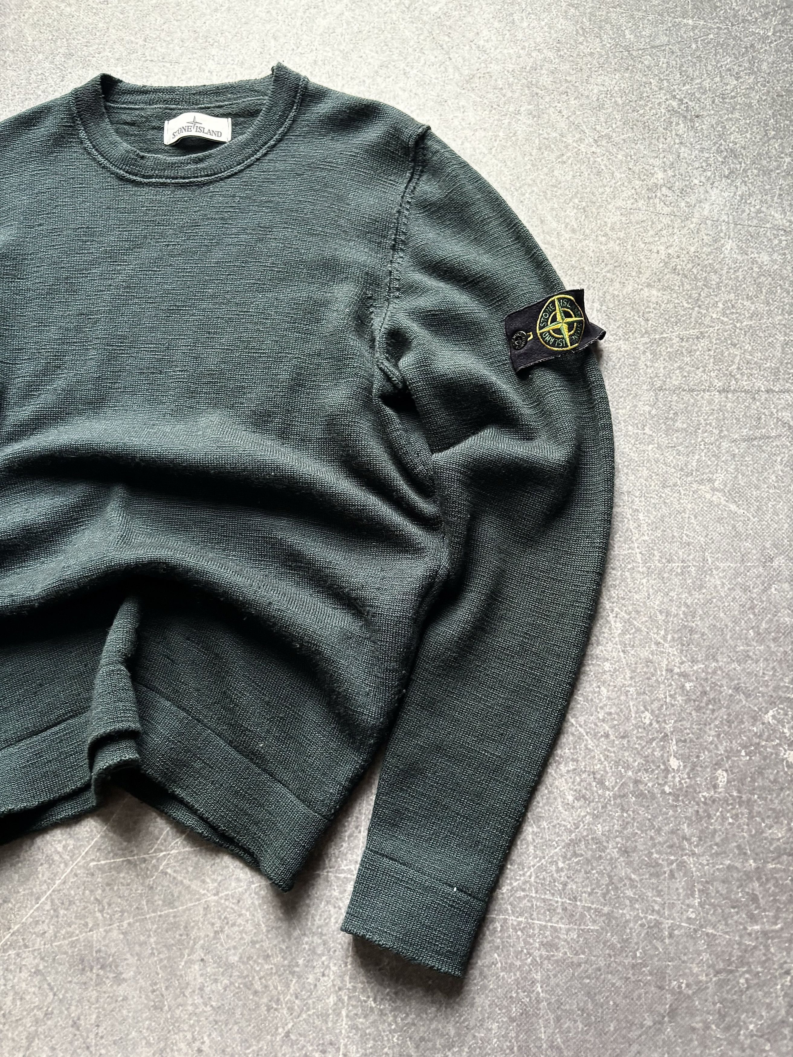 Stone Island Vintage Stone Island Pullover Wool Sweater Mens Authentic Size US M / EU 48-50 / 2 - 3 Thumbnail