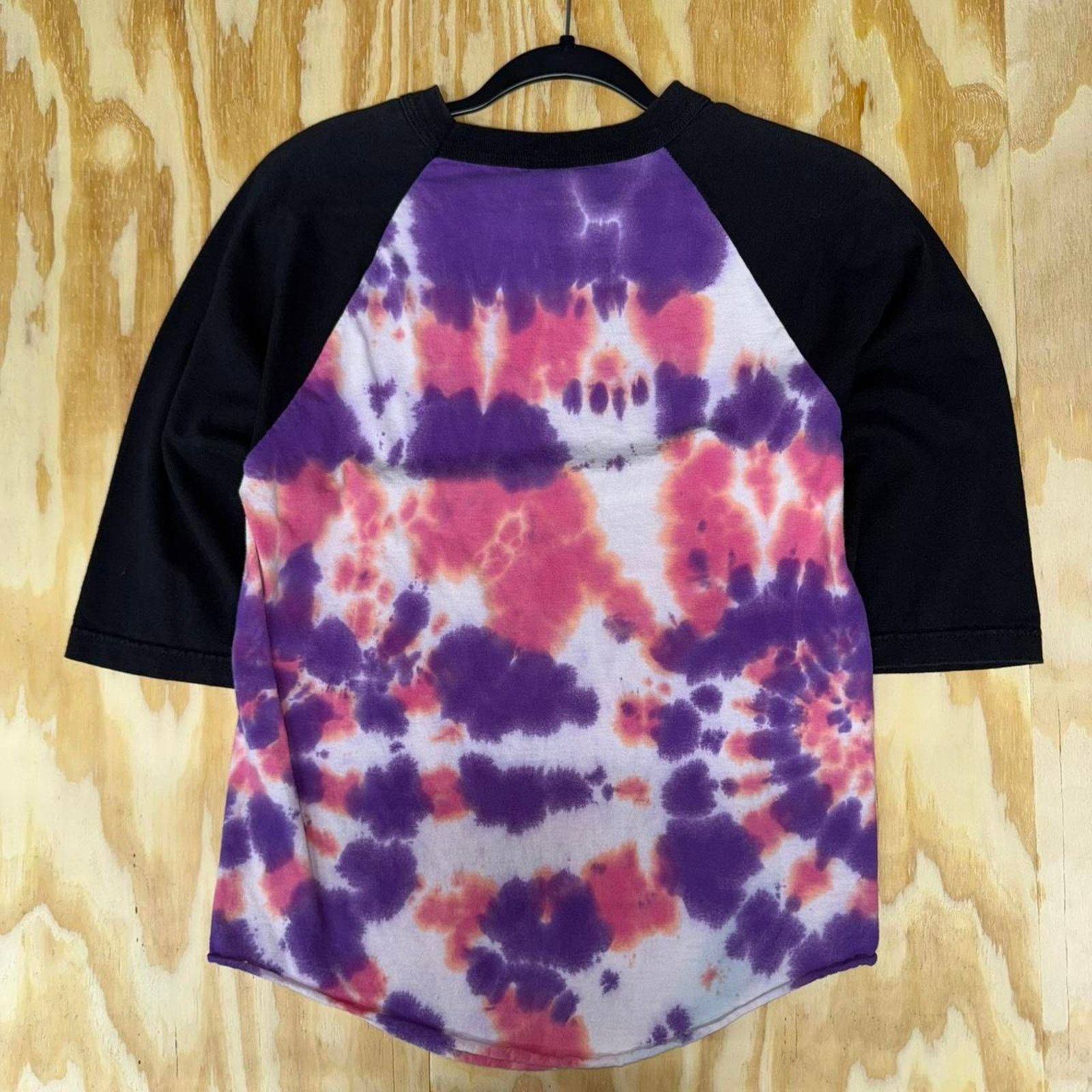 AAA Vintage y2k jimi hendrix trippy 00s tie dye baseball t-shirt Size US S / EU 44-46 / 1 - 2 Thumbnail