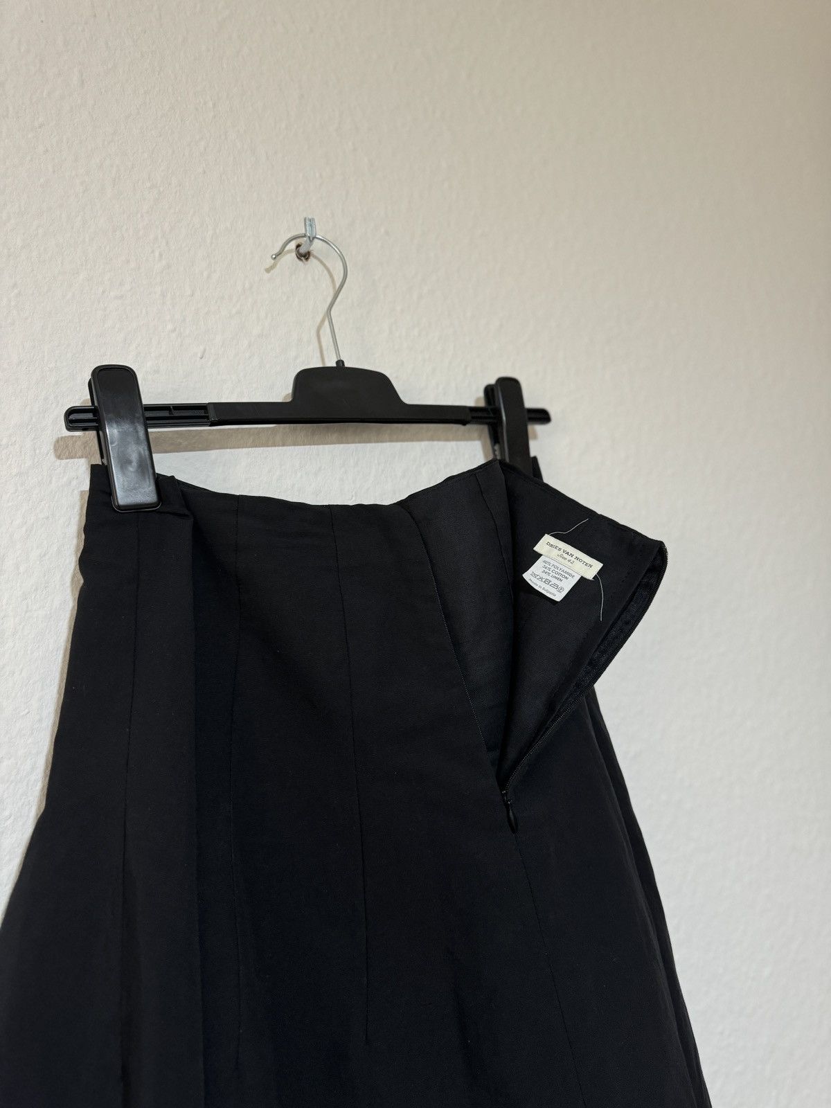 Designer × Dries Van Noten ARCHIVE DRIES VAN NOTEN CARKAS FRAME MAXI BLACK SKIRT SIZE42 Size 28" / US 6 / IT 42 - 10 Thumbnail