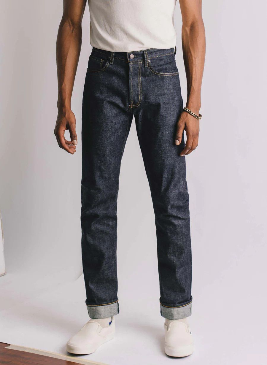 image of Imogene Willie Imogene And Willie Selvage Denim Pants in Blue, Men's (Size 31)