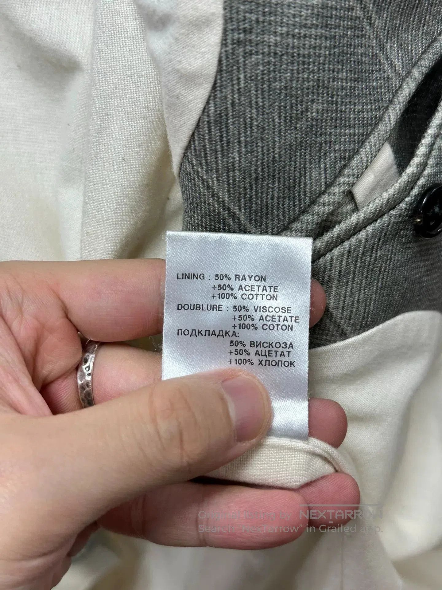 Ann Demeulemeester Ann Demeulemeester Men's Suit Jacket. Size US XS / EU 42 / 0 - 8 Thumbnail