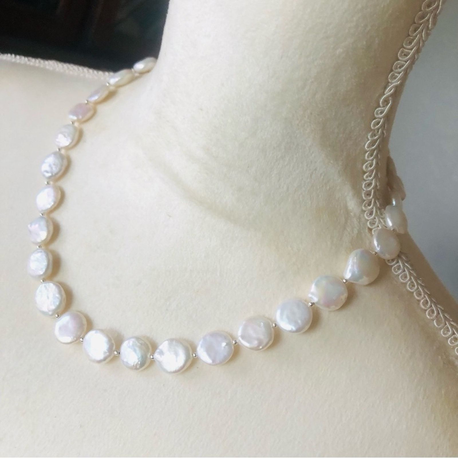 Handmade Handcrafted genuine baroque pearl necklace Size ONE SIZE - 4 Thumbnail