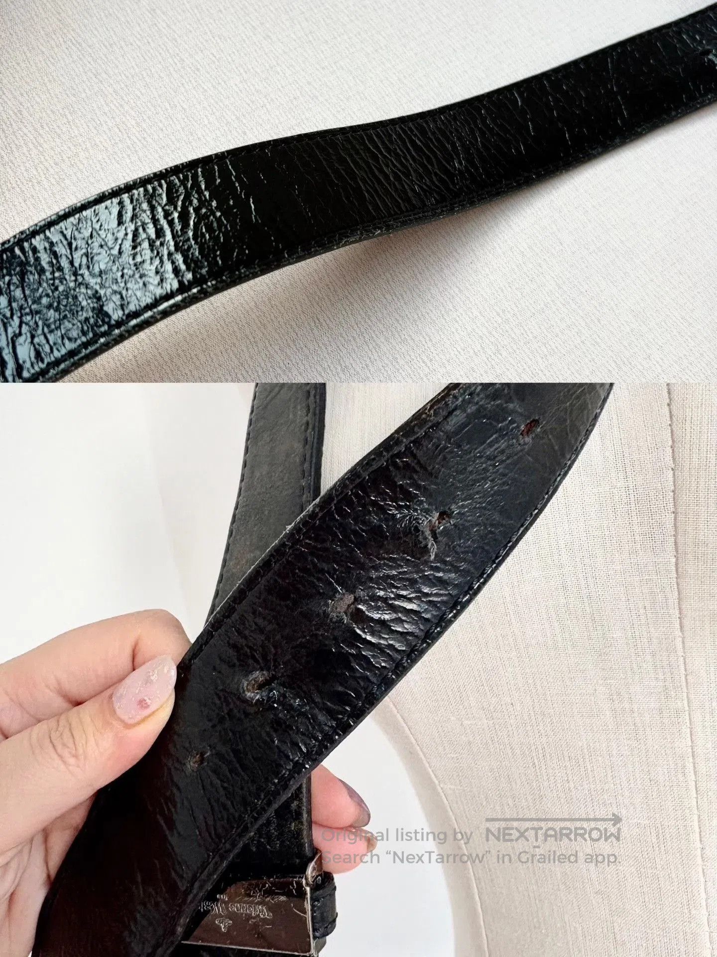 Vivienne Westwood Vivienne Westwood Saturn Black Patent Belt. Size ONE SIZE - 9 Thumbnail