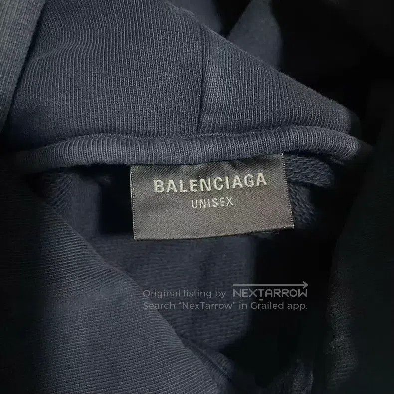 Balenciaga Balenciaga Distressed Patchwork Hoodie Denim Jacket Faux T Size US S / EU 44-46 / 1 - 3 Thumbnail