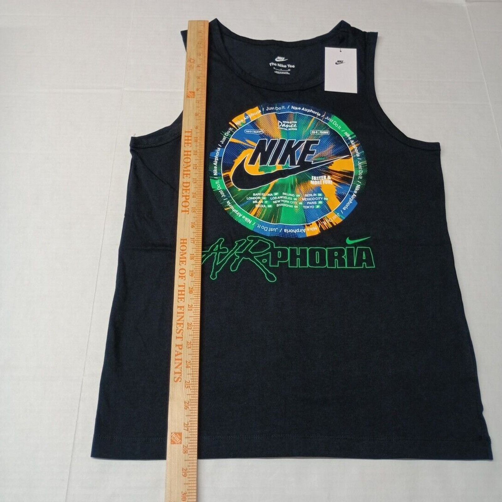 Nike Nike Sportswear Air-phoria Tank Top Men's S Small Black Size US S / EU 44-46 / 1 - 5 Thumbnail