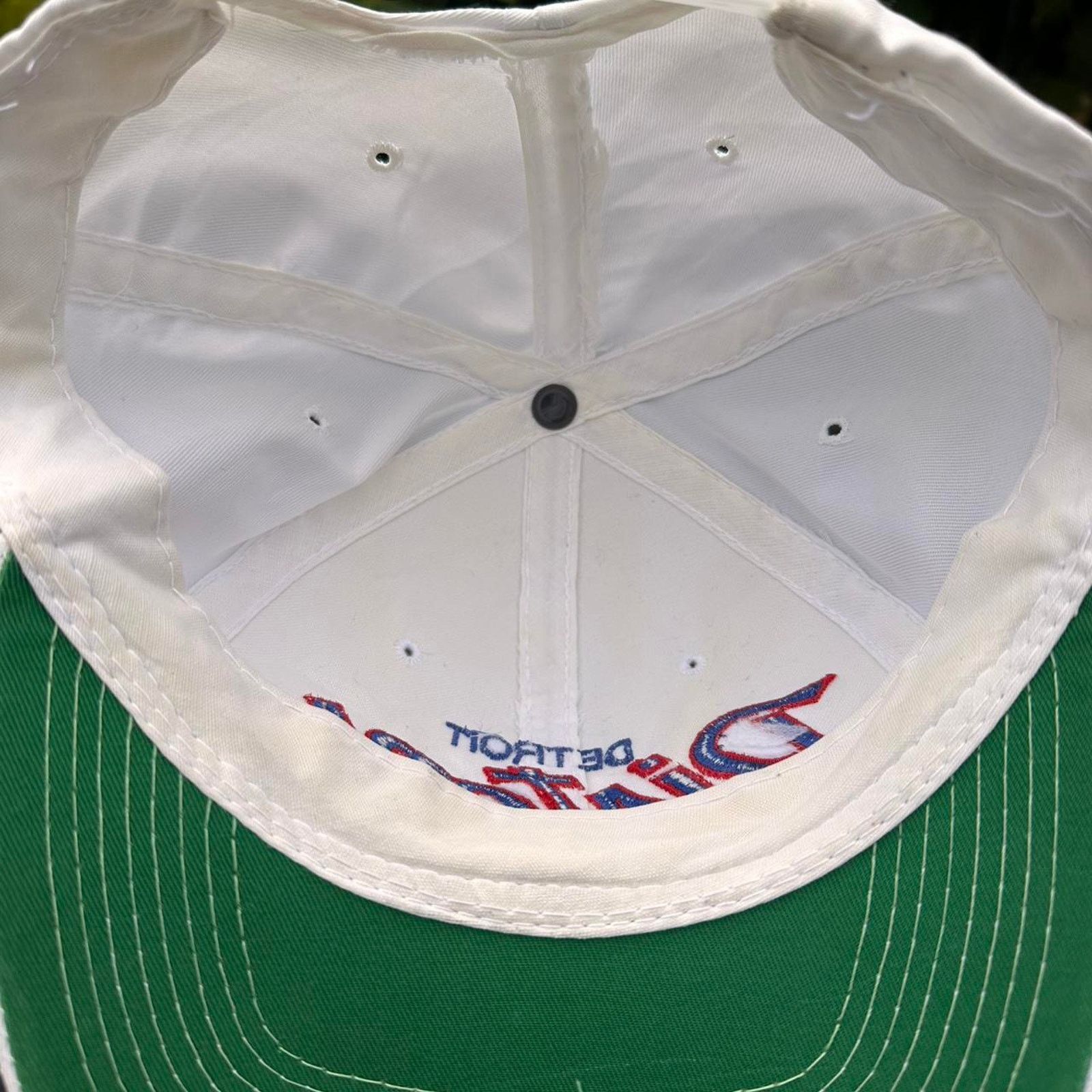 NBA × Vintage Vintage Detroit Pistons Script SnapBack Hat Size ONE SIZE - 7 Thumbnail