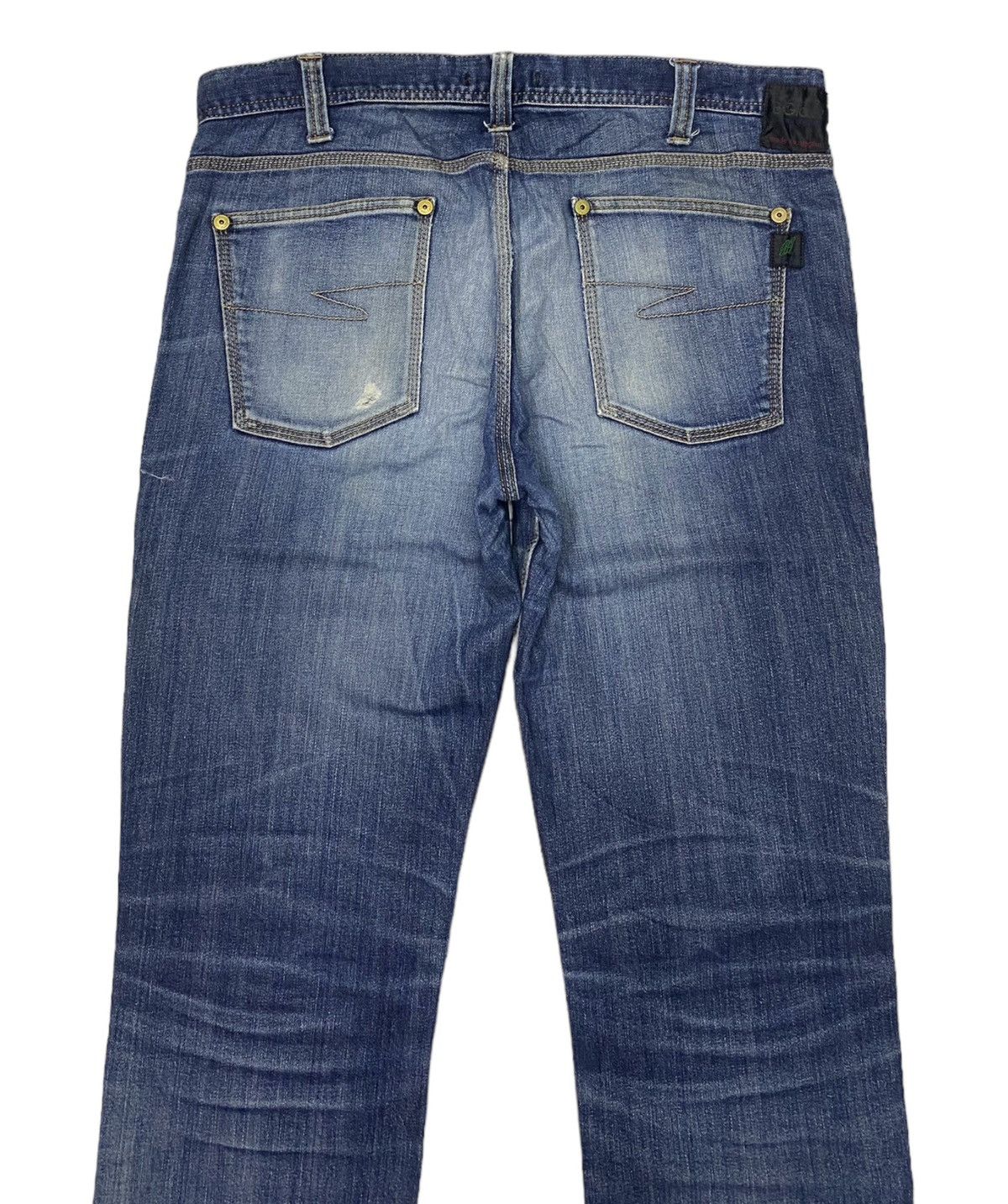 Hysteric Glamour × Japanese Brand HYSTERIC GLAMOUR STYLE BLUE WAY BGlow NIPPON DISTRESS DENIM Size US 36 / EU 52 - 4 Thumbnail