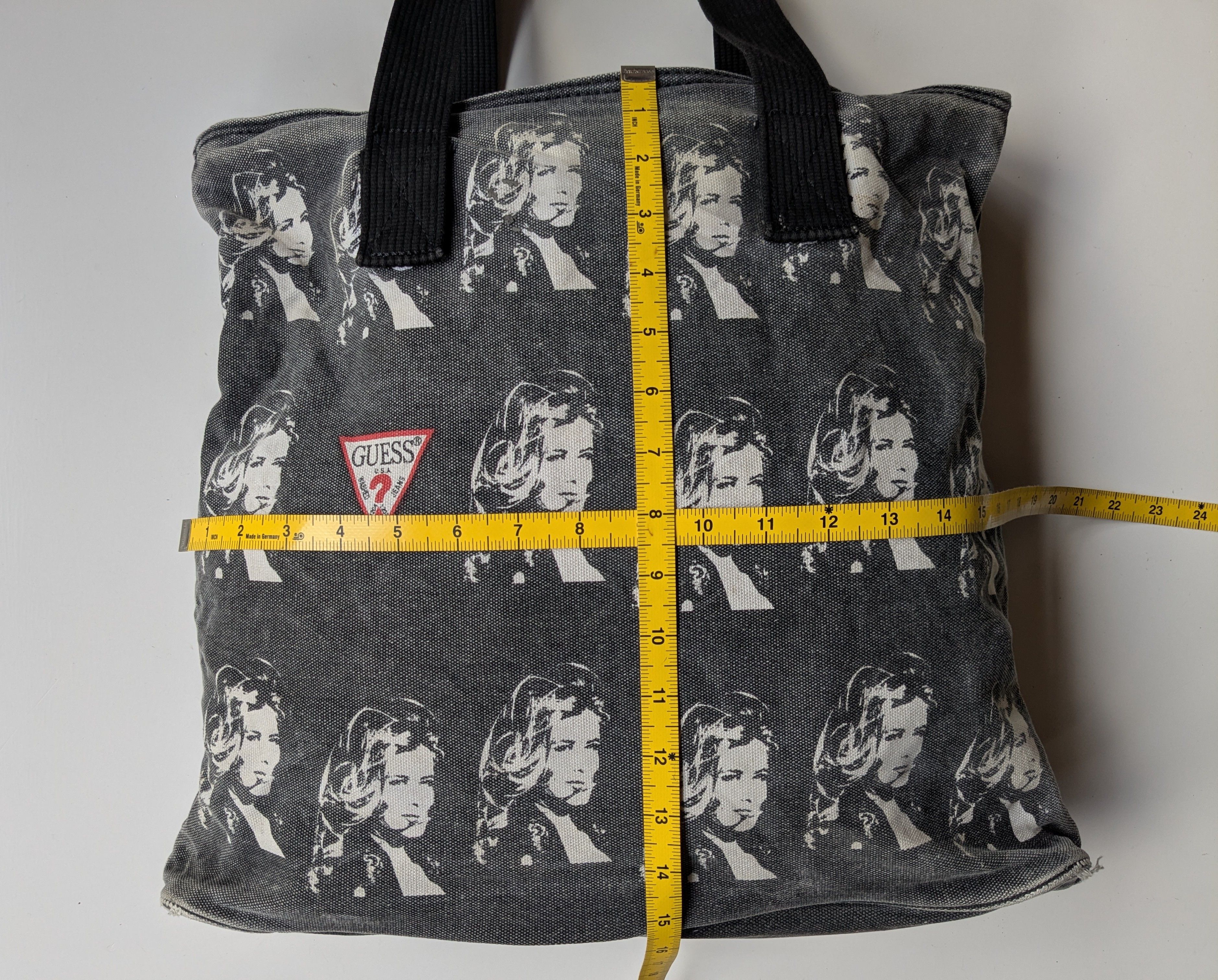 Guess Vintage GUESS x Claudia Schiffer denim tote bag Size ONE SIZE - 10 Thumbnail