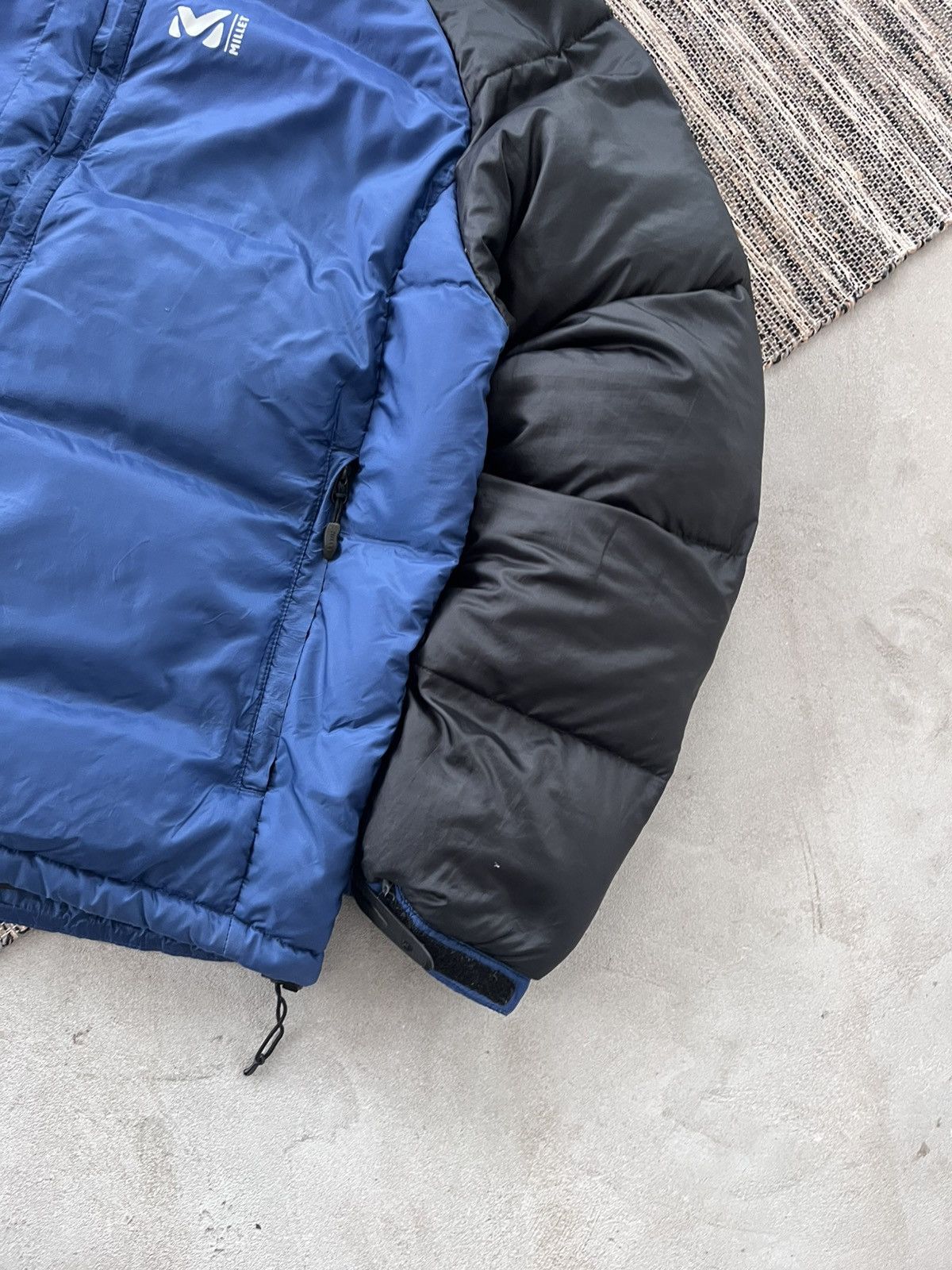 The North Face Vintage Millet Blue Black Outdoor Down Jacket Avantgarde Size US XL / EU 56 / 4 - 7 Thumbnail