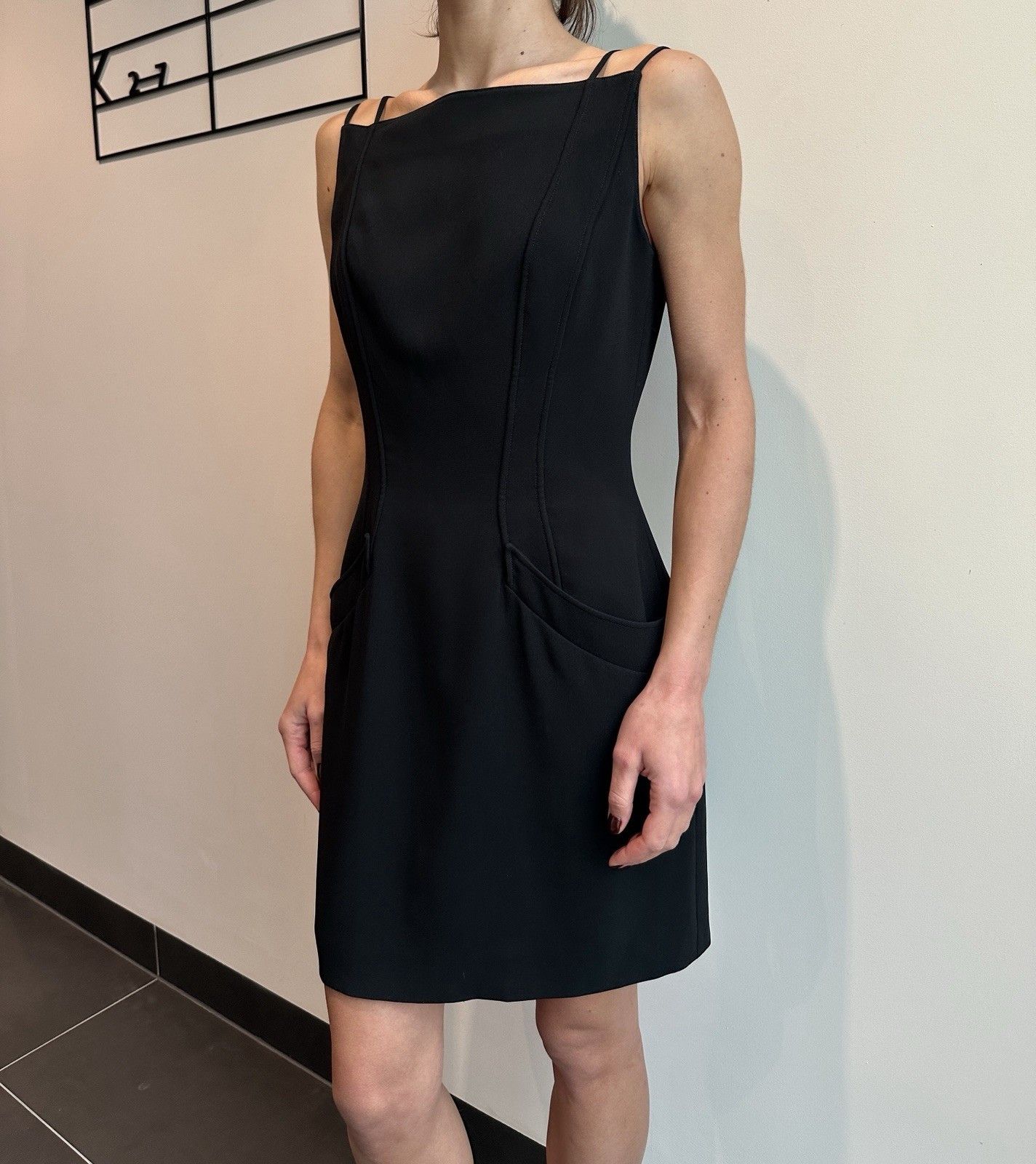 Thierry Mugler Vintage 90s Thiery Mugler Dress Womens Retro made in France Size S / US 4 / IT 40 - 4 Thumbnail