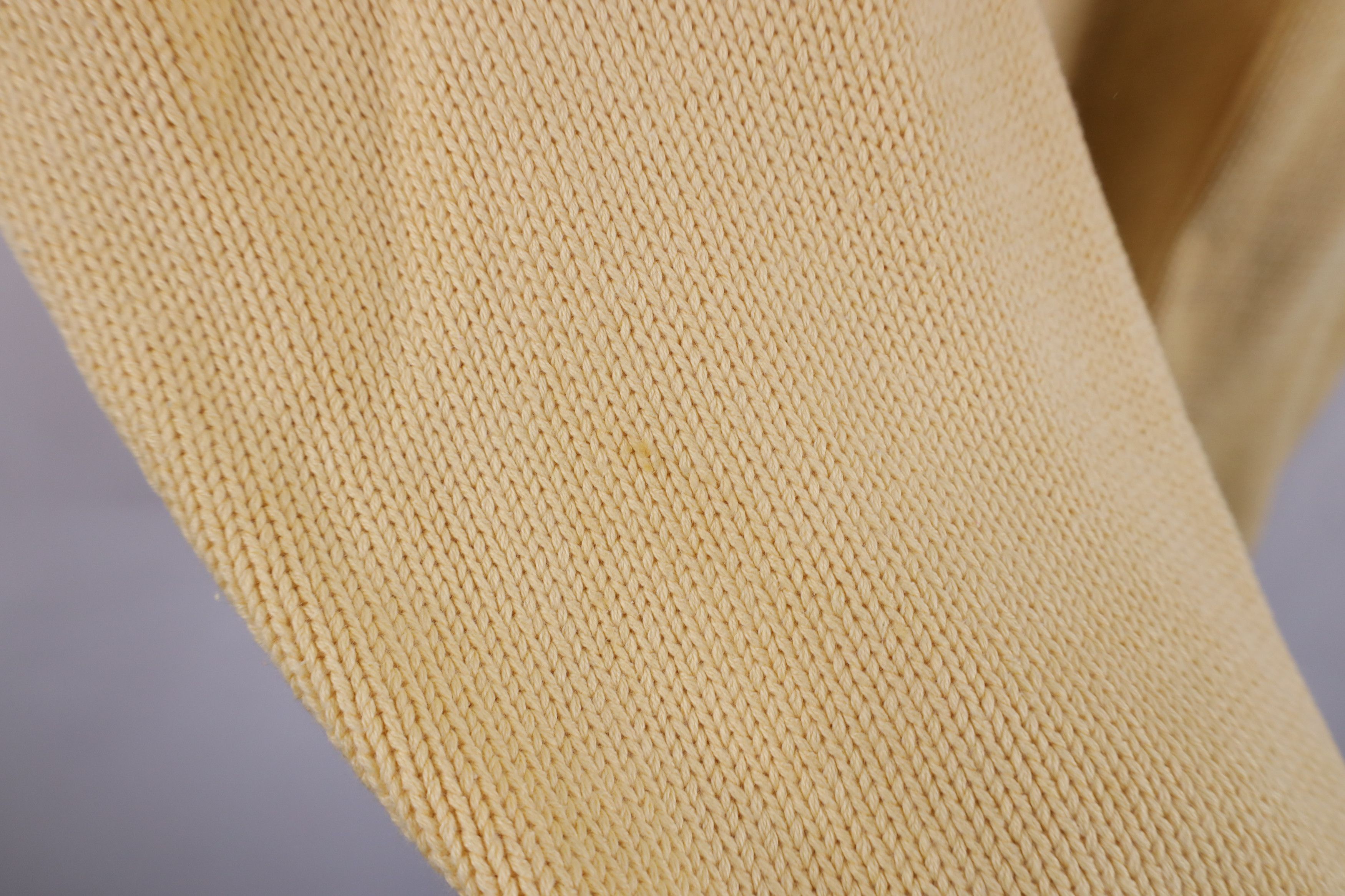 Vintage Vintage 90s Streetwear Cotton Knit Crewneck Sweater Yellow Size US L / EU 52-54 / 3 - 8 Thumbnail