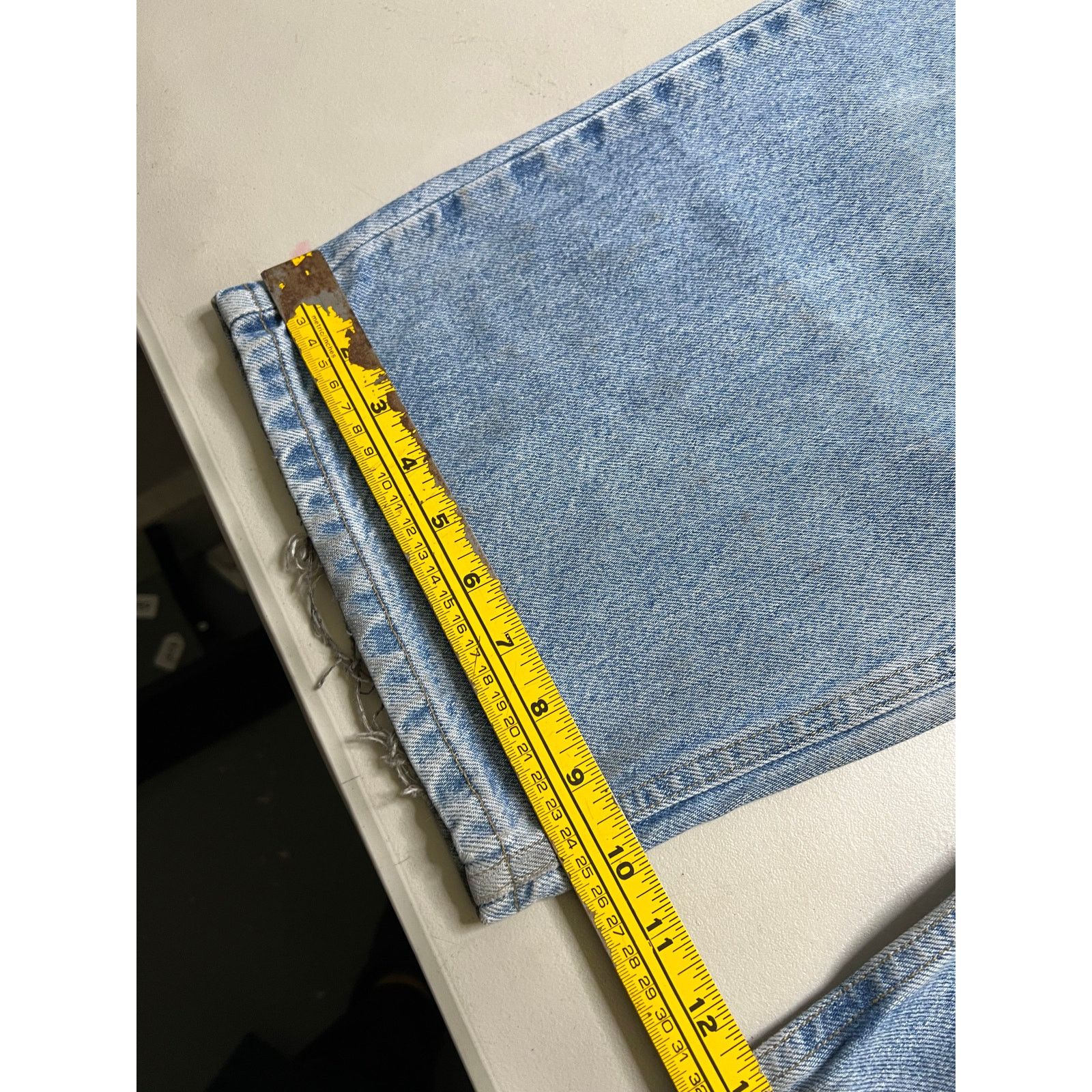 Levi's Vintage 90s ANCHOR BAGGY LIGHT BLUE DENIM JEANS SZ 42X30 Size US 42 / EU 58 - 6 Thumbnail