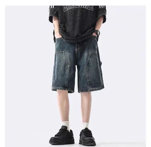 Japanese Brand MitsuokBlue High Street Vintage Loose Fit Denim Shorts Size US 32 / EU 48 - 6 Thumbnail