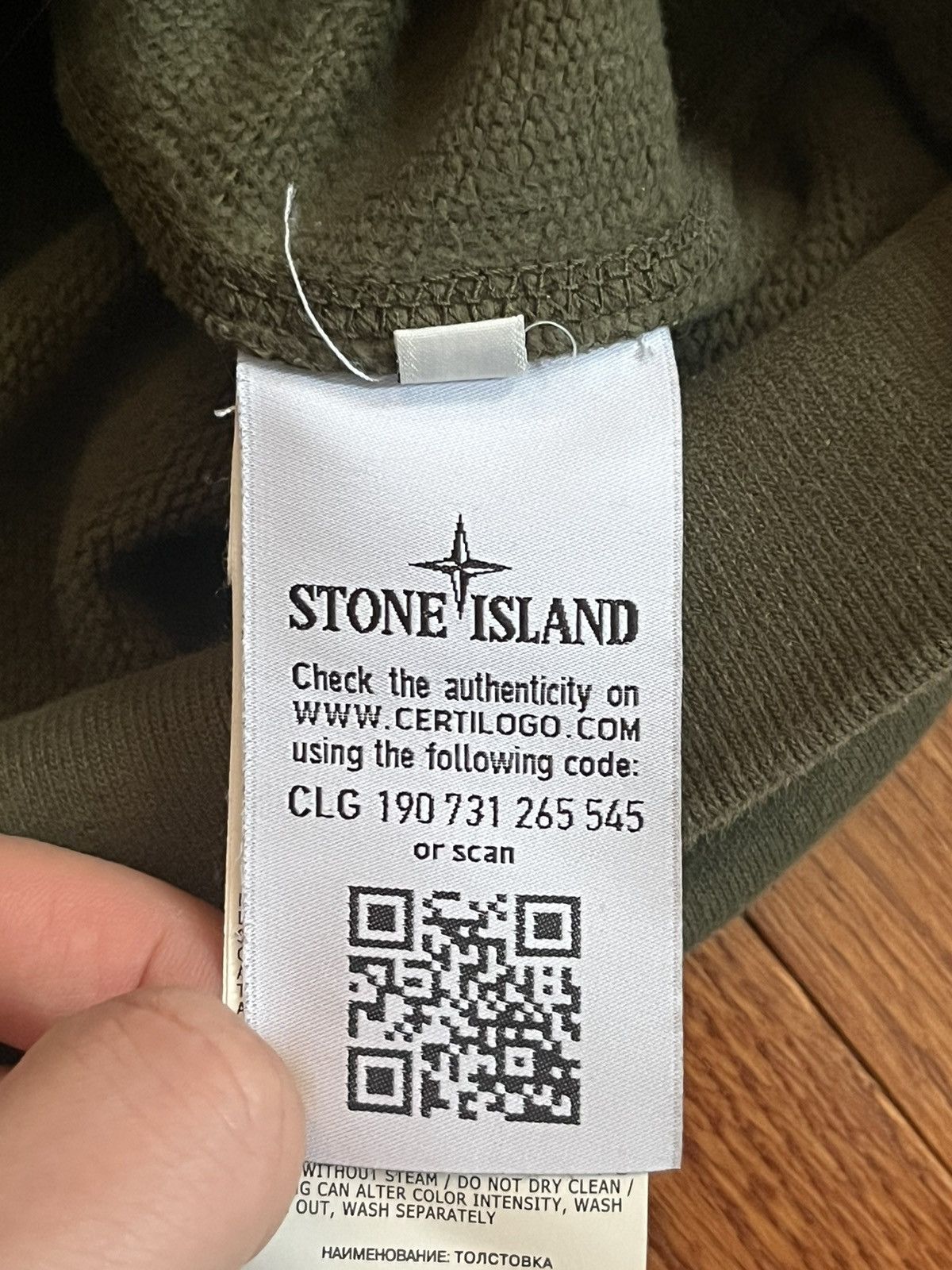 Stone Island Stone Island Patch Logo Hoodie Green Designer Massimo Osti Size US M / EU 48-50 / 2 - 6 Thumbnail