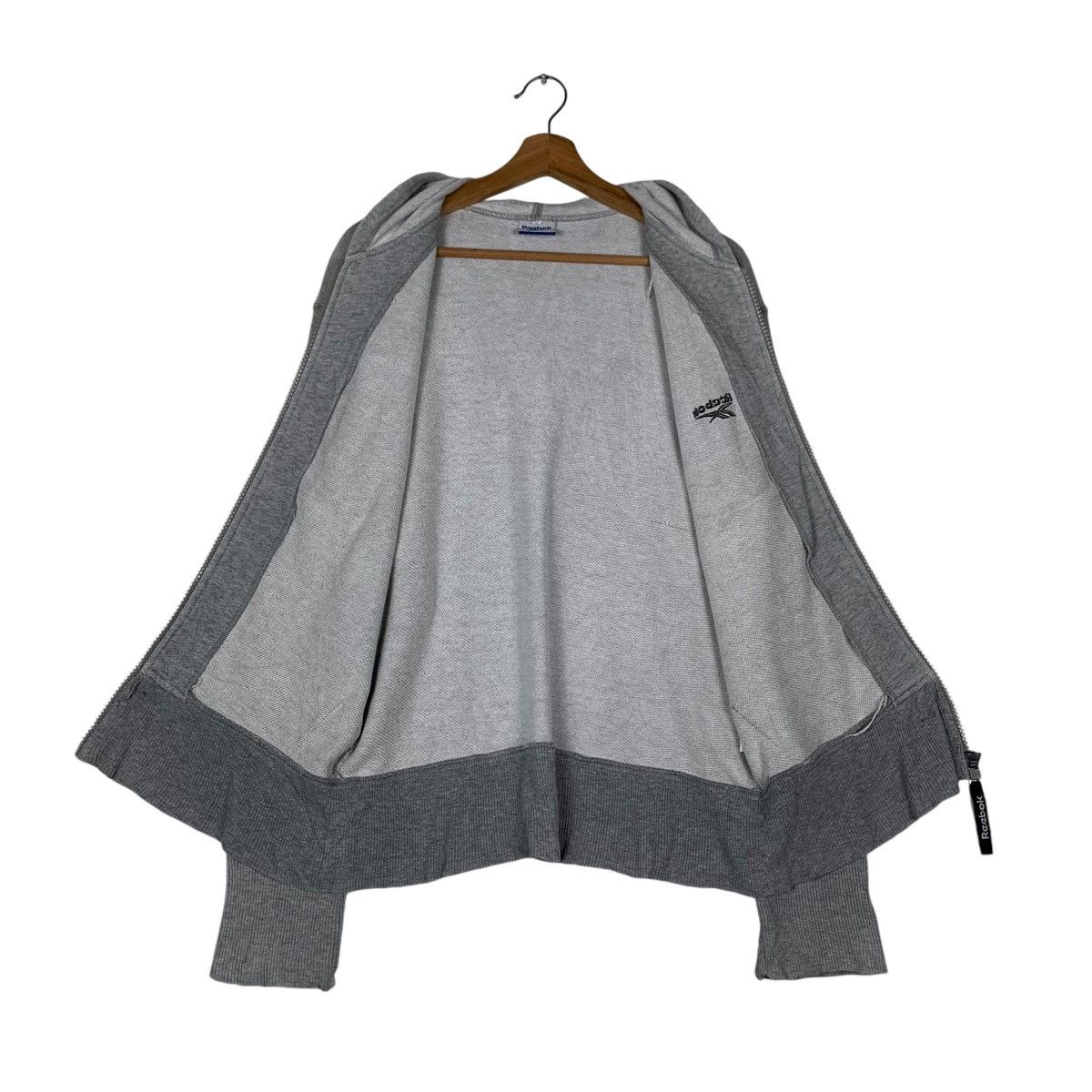 Reebok REEBOK Small Logo Zipper Hoodie Sweatshirt #1341-C60 Size US S / EU 44-46 / 1 - 13 Thumbnail
