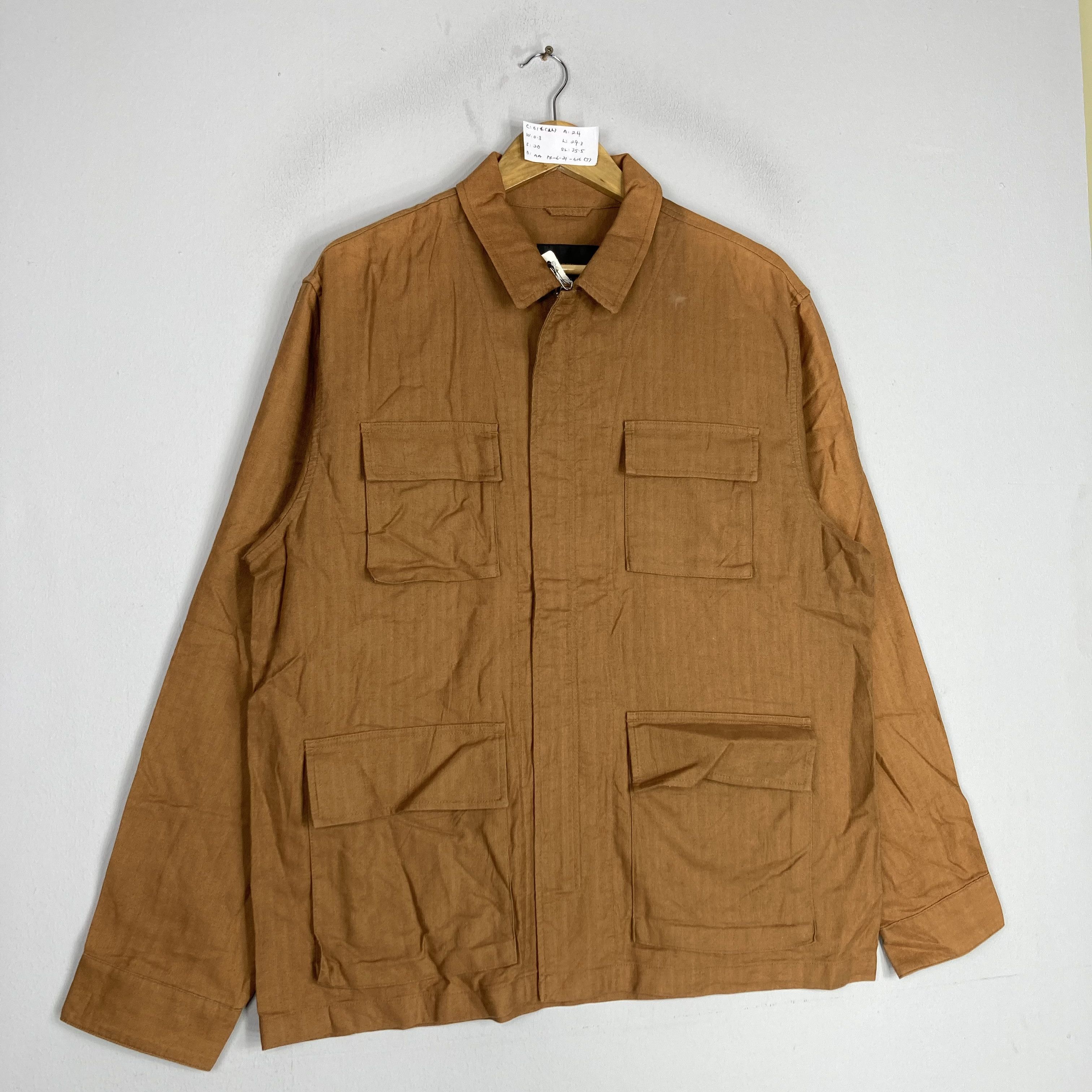 Kansai Yamamoto Vintage SISSY By KANSAI YAMAMOTO Beige Denim Chore Jaket Size US XL / EU 56 / 4 - 3 Thumbnail