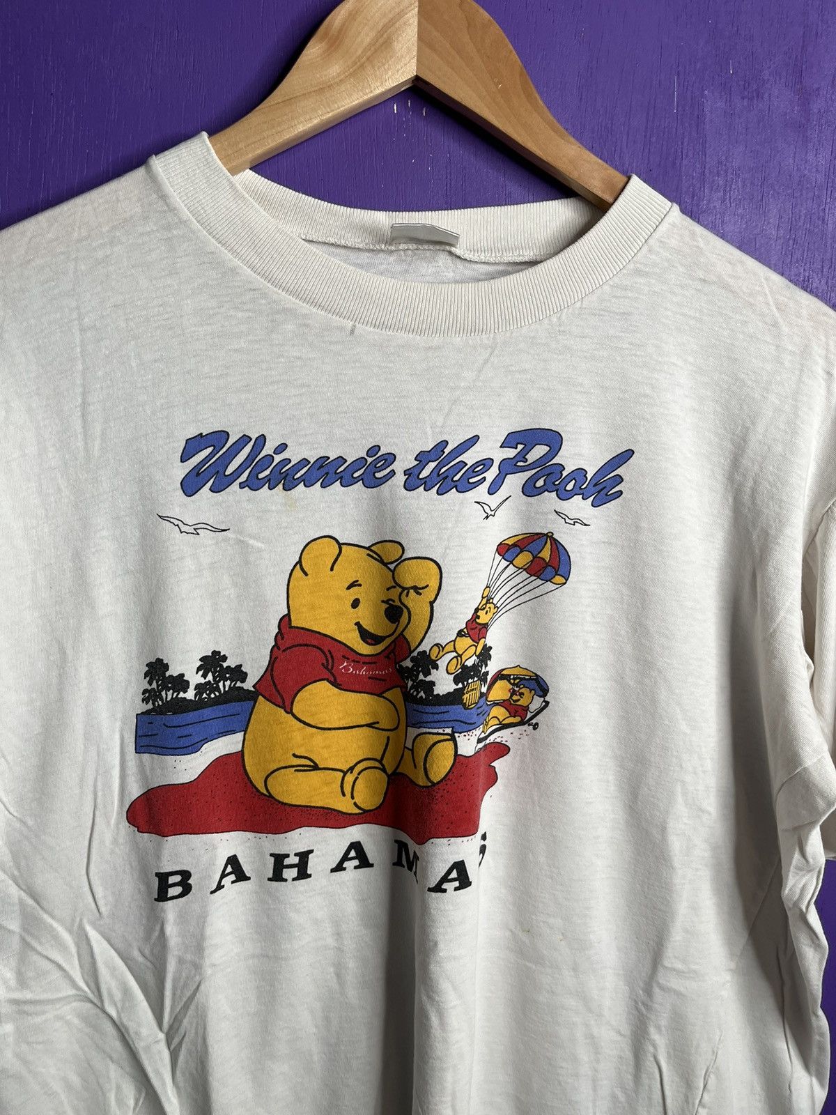 Vintage Vintage 90s Winnie the Pooh Bahamas vacation t-shirt Size US M / EU 48-50 / 2 - 3 Thumbnail