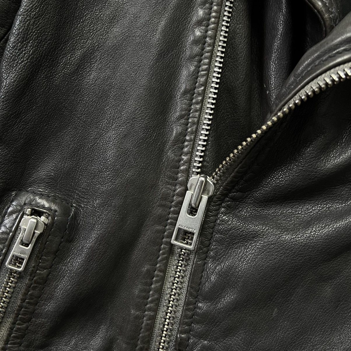 Allsaints Allsaints Conroy Leather Biker Jacket Men’s Size M Size US M / EU 48-50 / 2 - 7 Thumbnail