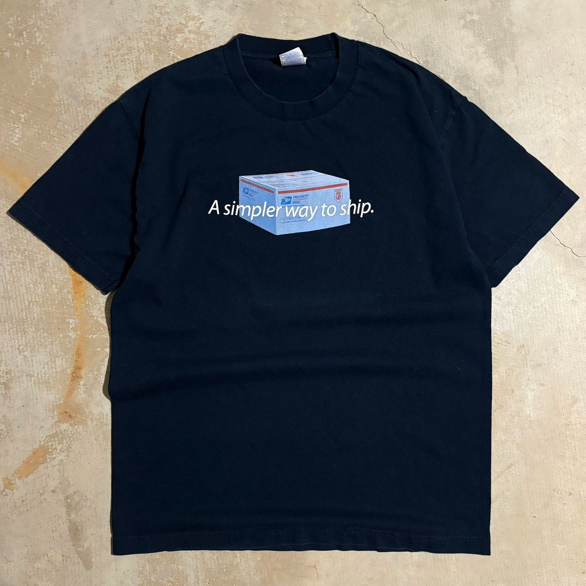 Japanese Brand × Vintage Vintage USPS A Simpler Way To Ship Tee Size US L / EU 52-54 / 3 - 1 Thumbnail