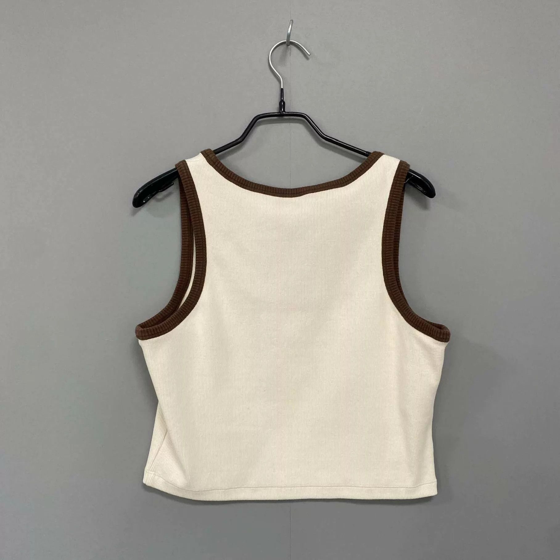 Miu Miu MIUMIU beige color blocked knit camisole L Size L / US 10 / IT 46 - 3 Thumbnail