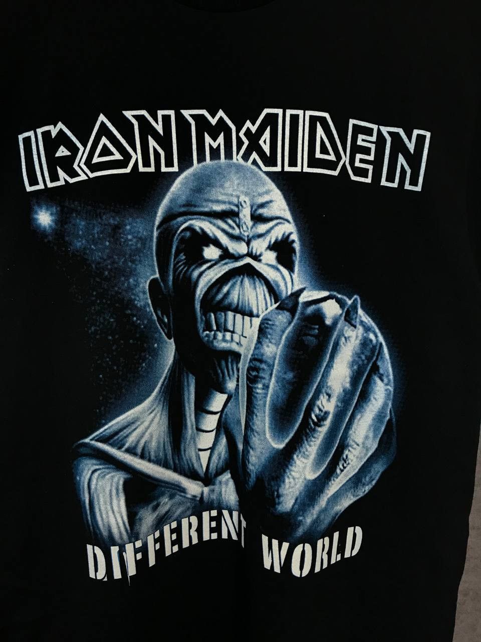 Band Tees Iron Maiden vintage rock overprinted band tee Size US M / EU 48-50 / 2 - 4 Thumbnail