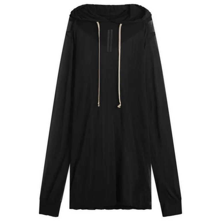 Rick Owens o1s1v1r1oon0825 T-Shirt Hoodie in Black Size US S / EU 44-46 / 1 - 1 Thumbnail
